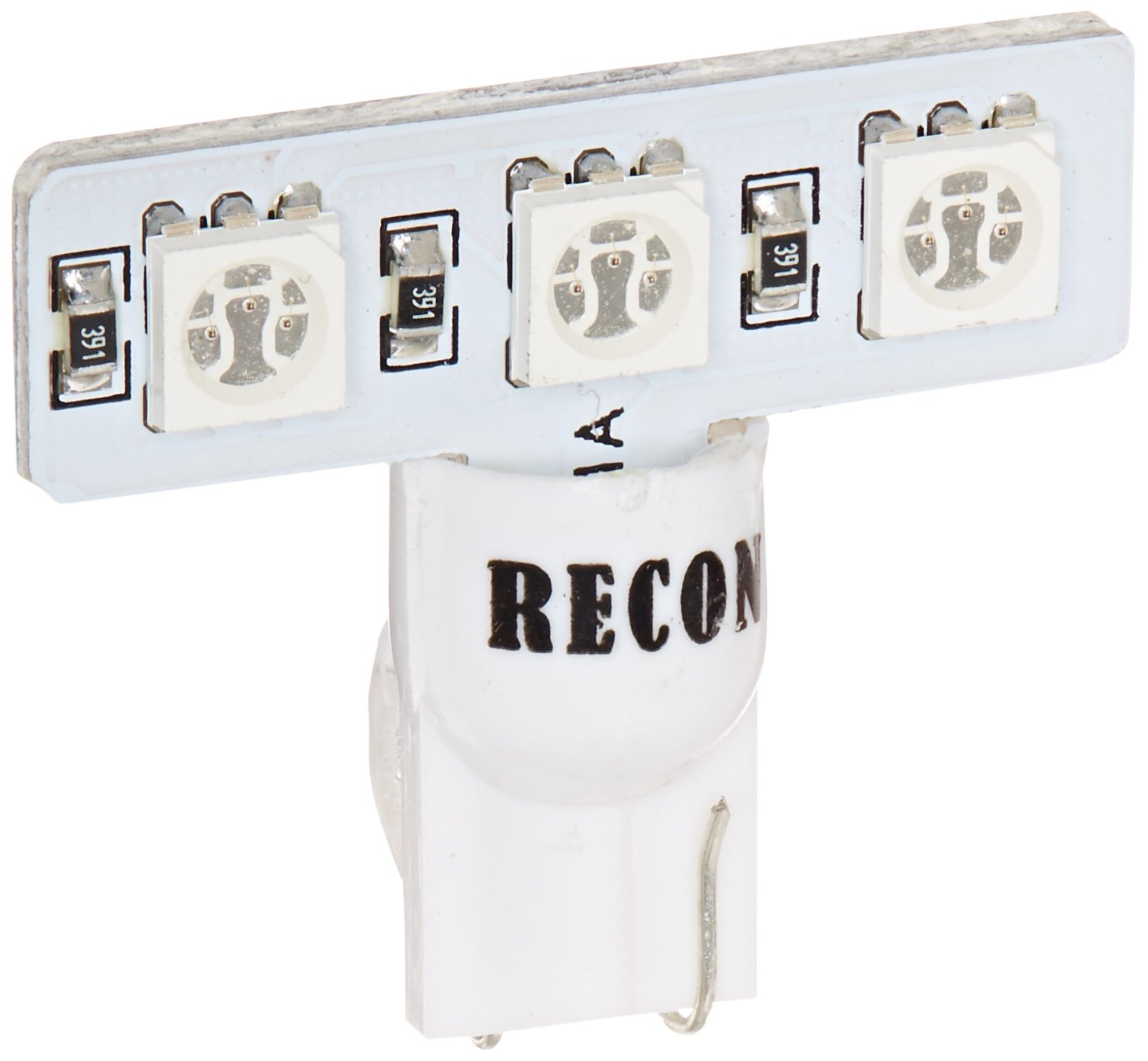 RECON - Fits 1999-2016 Super Duty F250 F350 F450 F550 1999-2016 T10 3- Watt Cab Light White LED Bulbs - (5 Piece Kit) (Amber LED