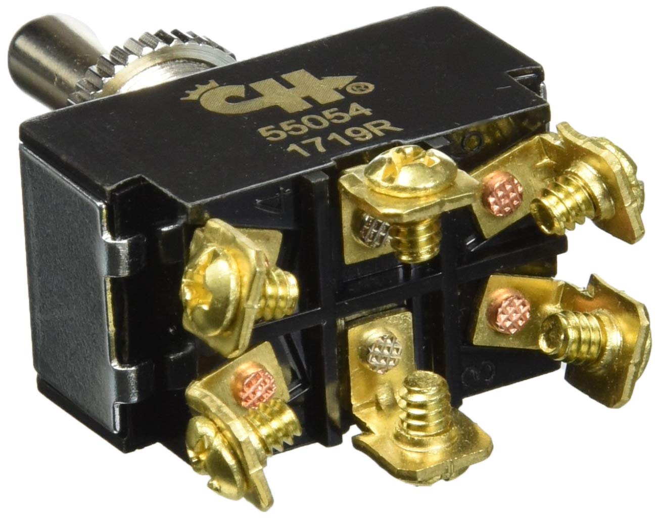 Cole Hersee 55054-Bp Dpdt Toggle Switch (Momentary)