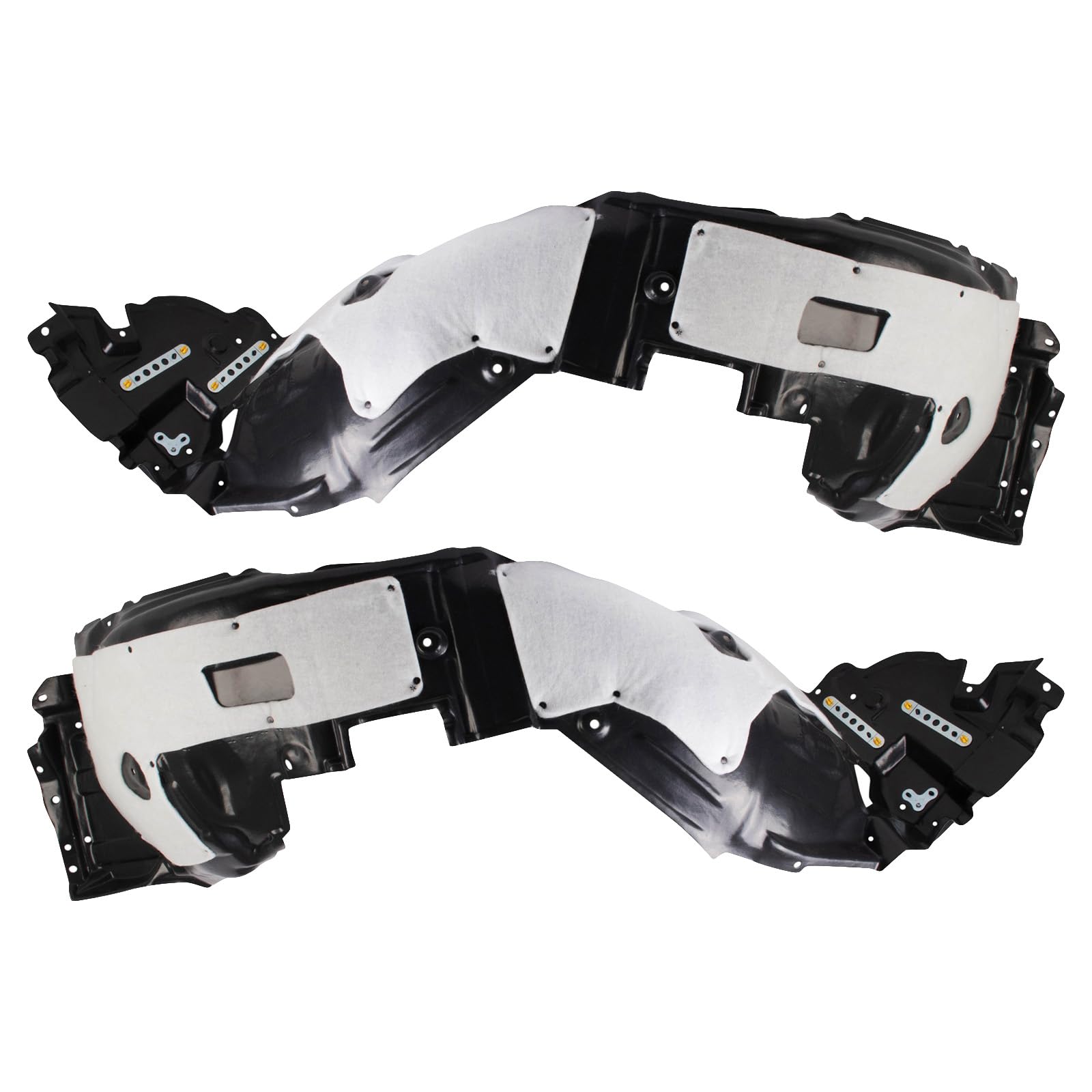 Trq Inner Fender Liner Set Compatible With 2010-2012 Lexus Ls460 Ls600H Lx1248130 Lx1249130