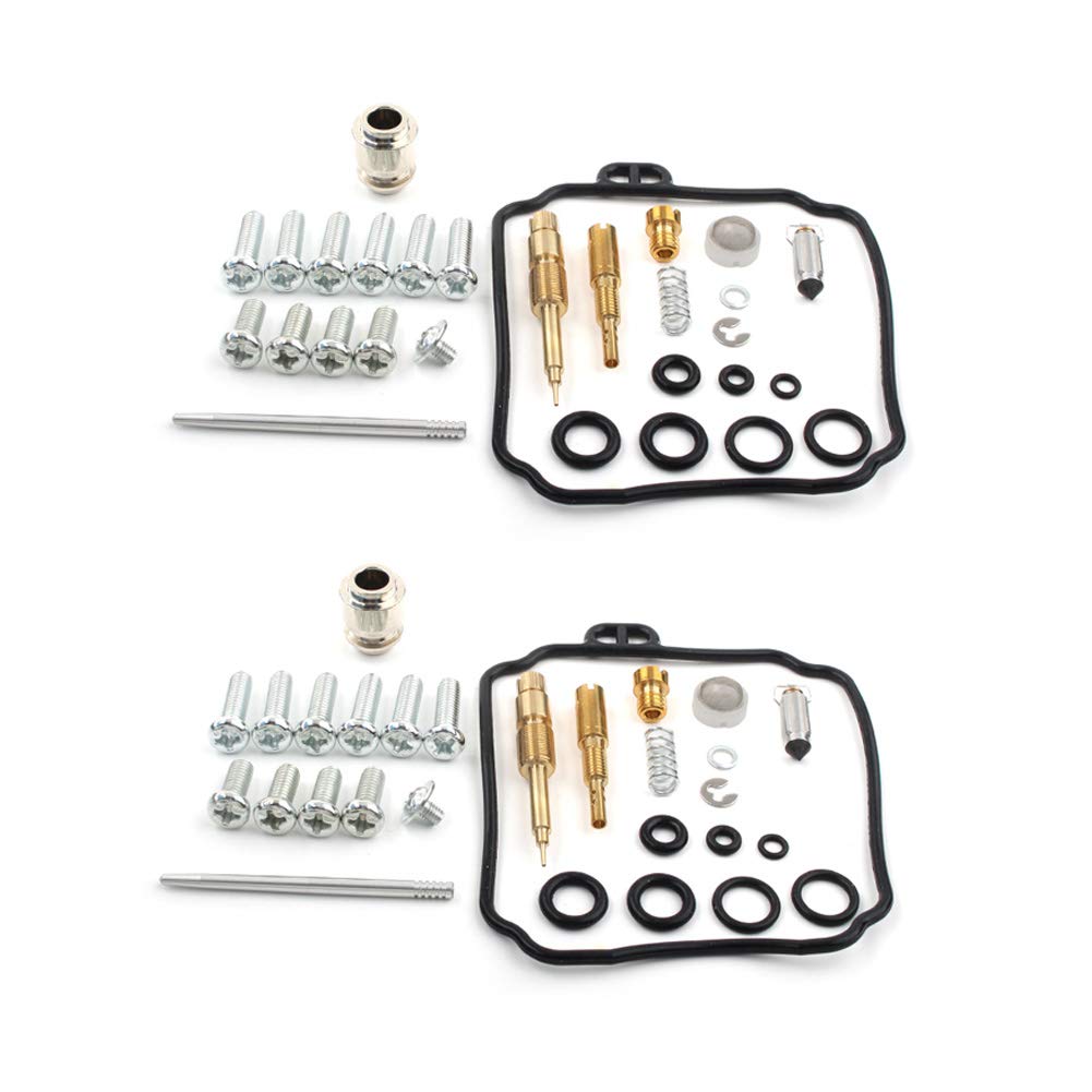 Newsmarts 2 Set Carburetor Rebuild Kit Fit For Yamaha Xvs65 V-Star 650 Custom 1998-2005 / Xvs65A V-Star 650 Classic 1998-2005 / 