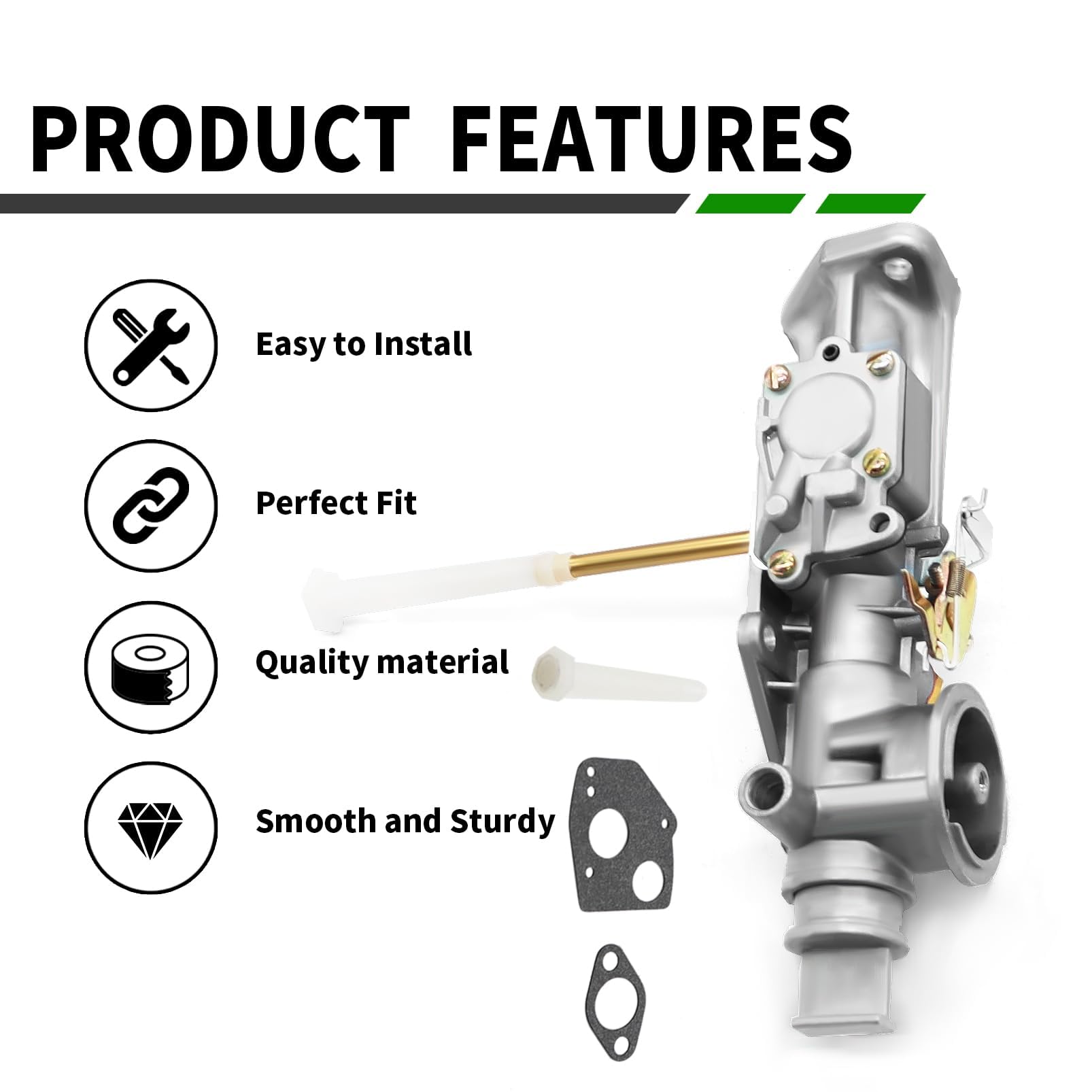 Yunnergo 299437 297599 Carburetor Compatible with B-S 5HP 130201 130202 130207 130212 130231 130232 130251 130252 130292 130297