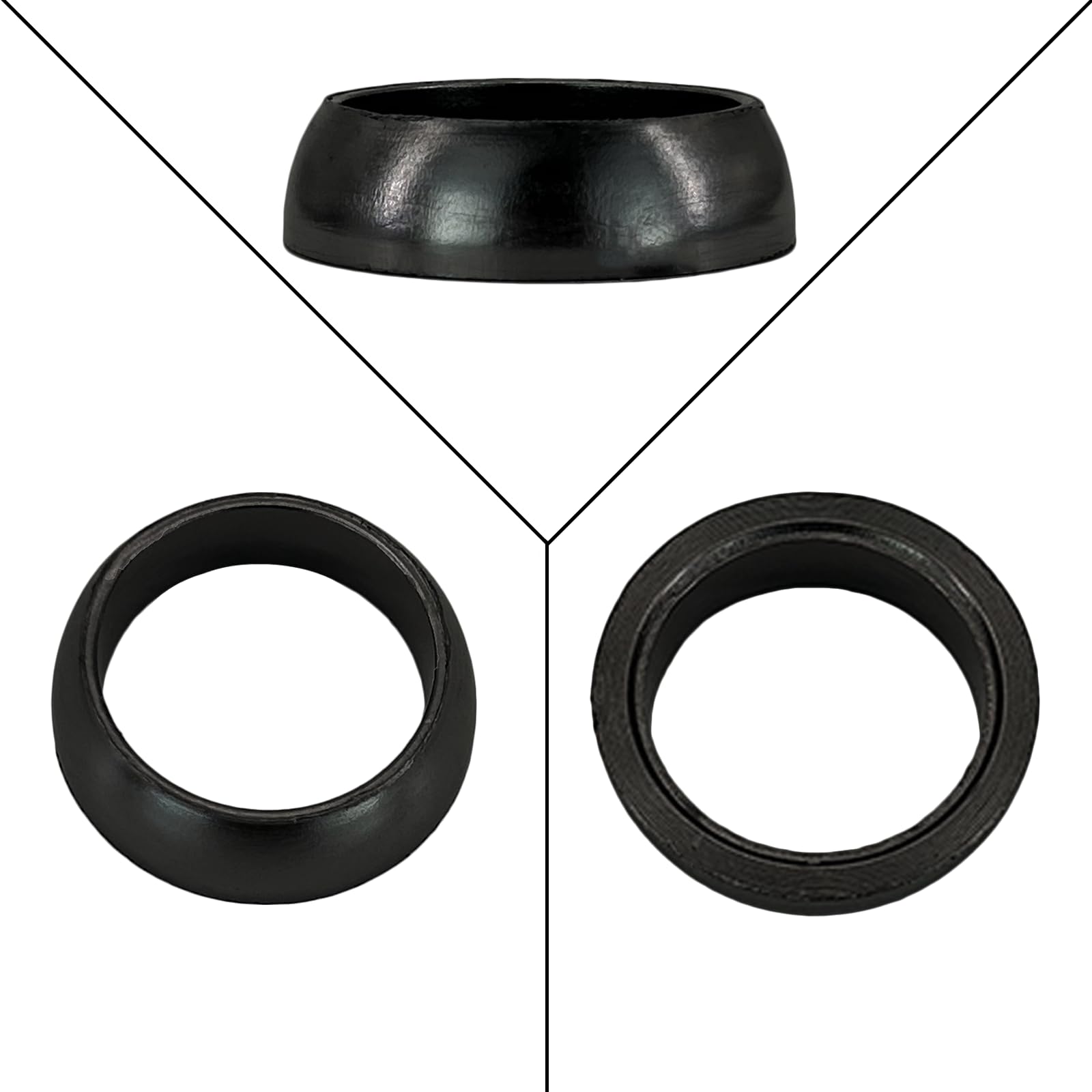 Phoddar Exh/Aust Pipe Manifold Gasket Spring Rebuild Kit With Clamp For Polaris Ranger Rzr 800 Efi 2008-2010 Sportsman 700 800 9