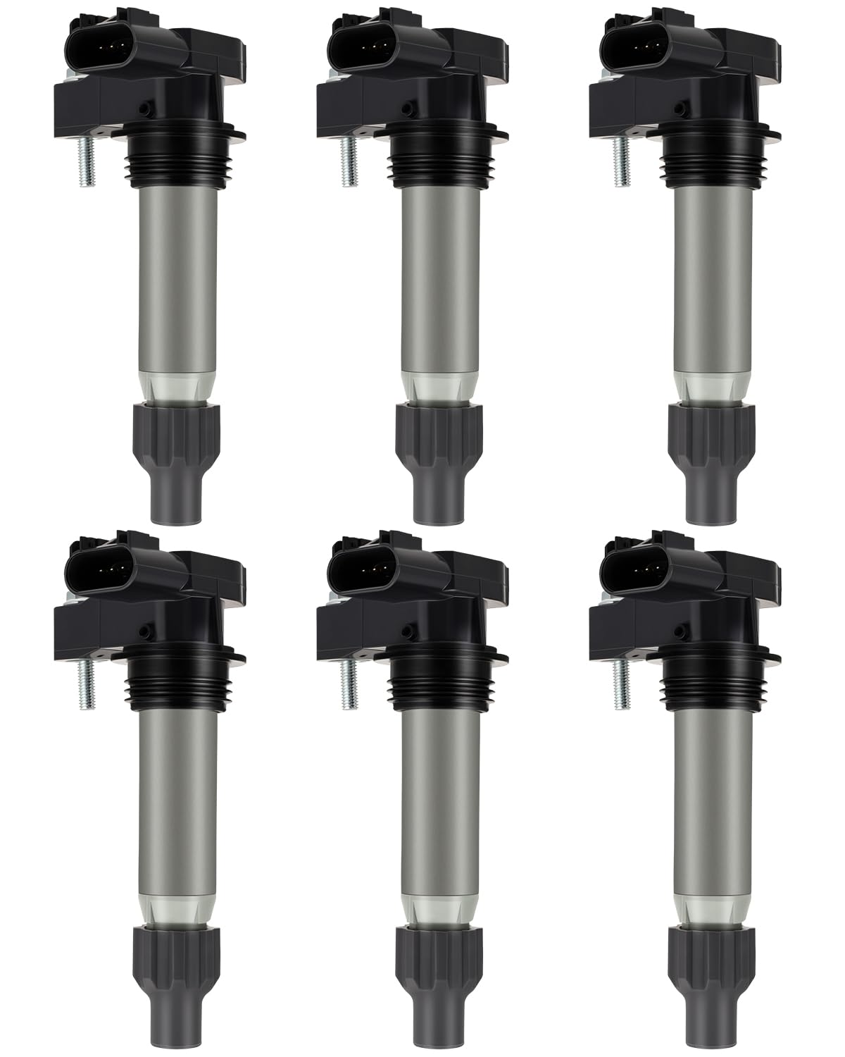 ECCPP Pack of 6 Ignition Coils for Cadillac for Chevy for GMC for Camaro CTS SRX XTS Equinox for Impala Terrain V6 3.0L 3.2L 3.6