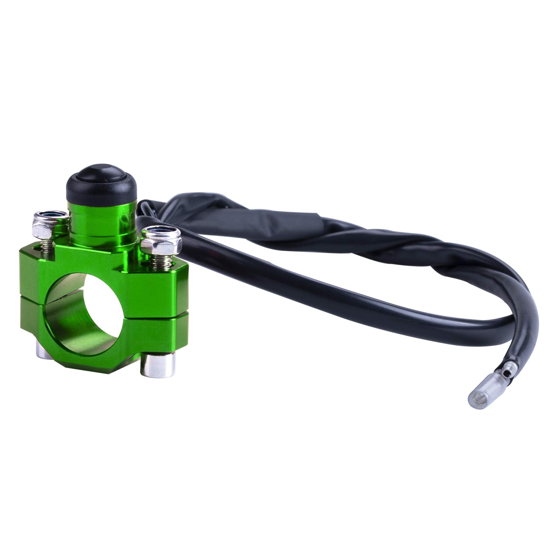 Oraevy Cnc Universal Motorcycle Engine Stop Start Kill Switch Button With Mounting Backplate Compatible With Kawasaki Kx250 Kx45