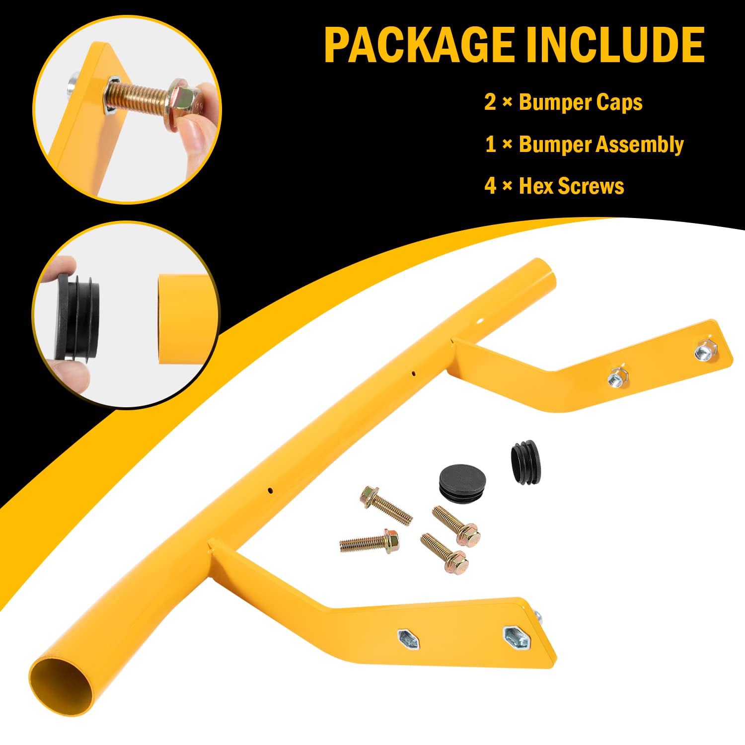 Yellow Front Bumper Kit fit for CUB Cadet GT XT1 XT2 50 GX54 ST54 LX54 LX50 (19A30020100)