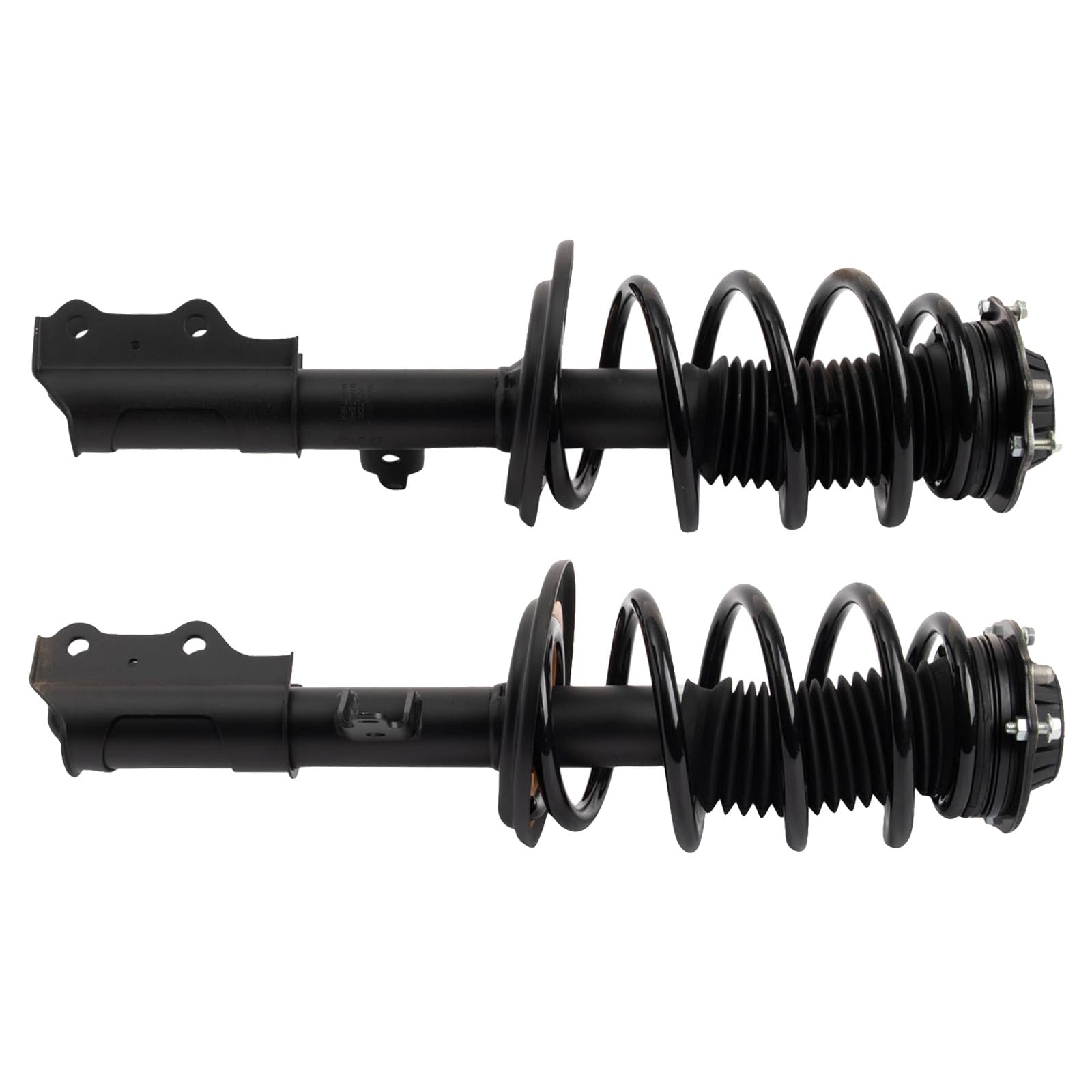 Trq Front Strut & Coil Spring Assembly Set Driver & Passenger Sides Compatible With 18-22 Buick Enclave Chevrolet Traverse