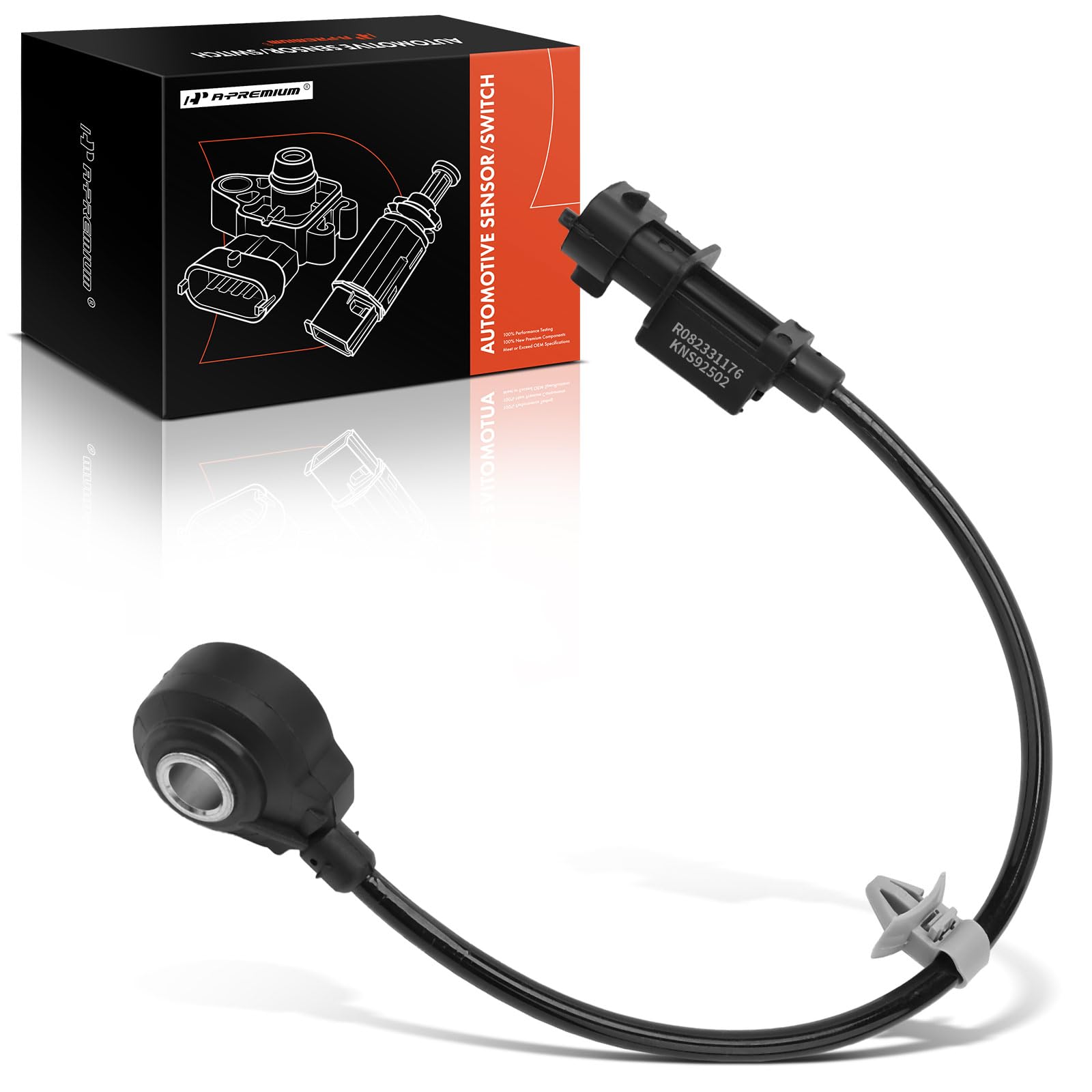 A-Premium Ignition Knock Detonation Sensor Compatible with Hyundai Accent 2012-2019 & Kia Rio 2012-2019 Soul 2010-2017 L4 1.6L, Replace# 392502B000