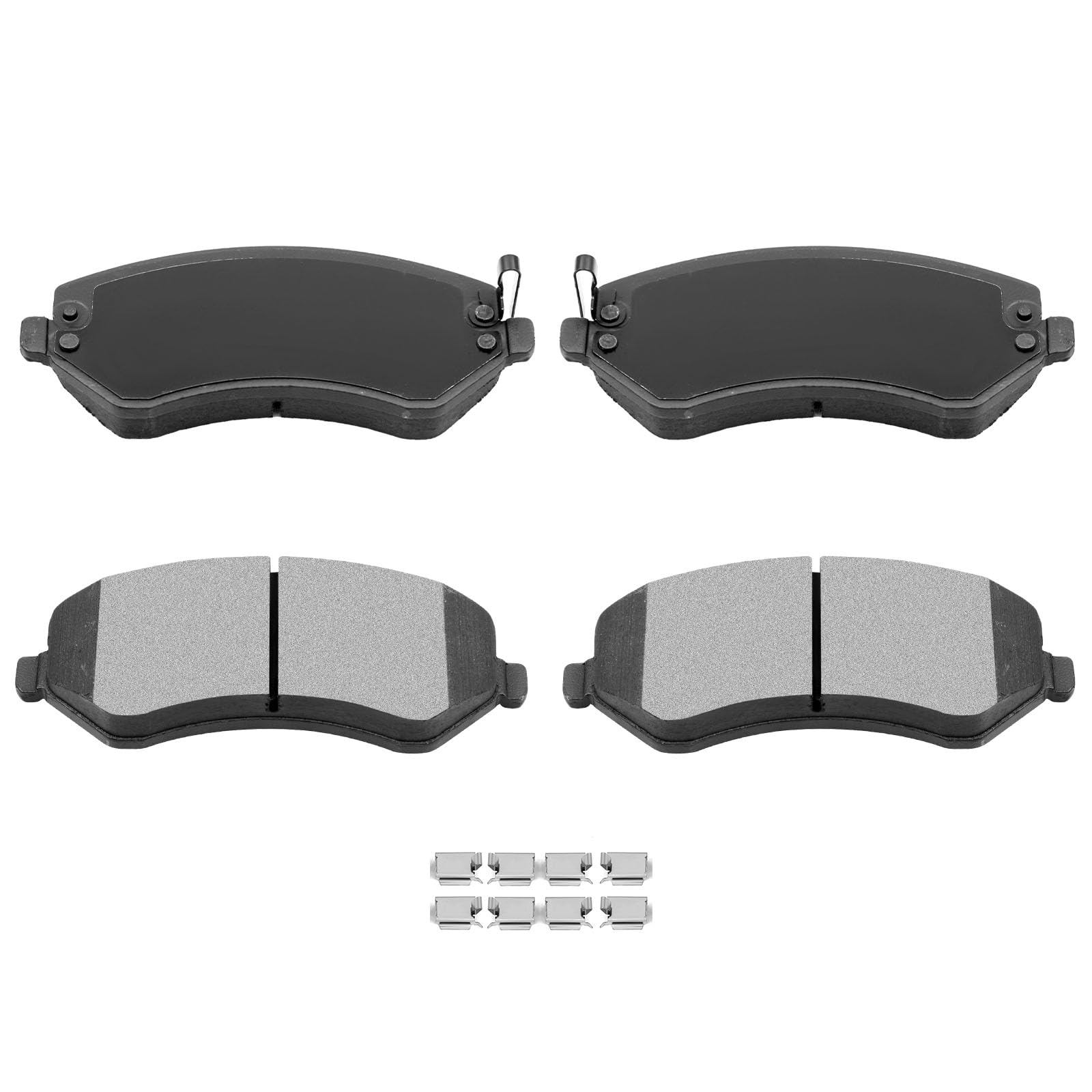 Automuto 4Pcs Front Ceramic Disc Brake Pads Set D856 For Chrysler Town & Country Voyager For Dodge Caravan Grand Caravan For Jee