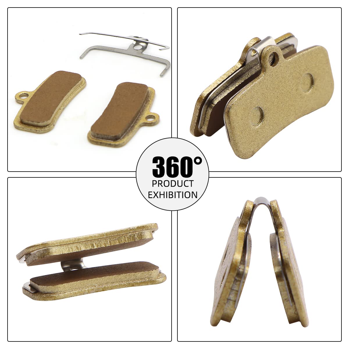 URLWALL 2pcs Brake Pad for Sur Ron Sur-Ron Light Bee X and S Segway X160 X260 Talaria Sting MX3 R MX4, Rear Front Disc Brake Pad