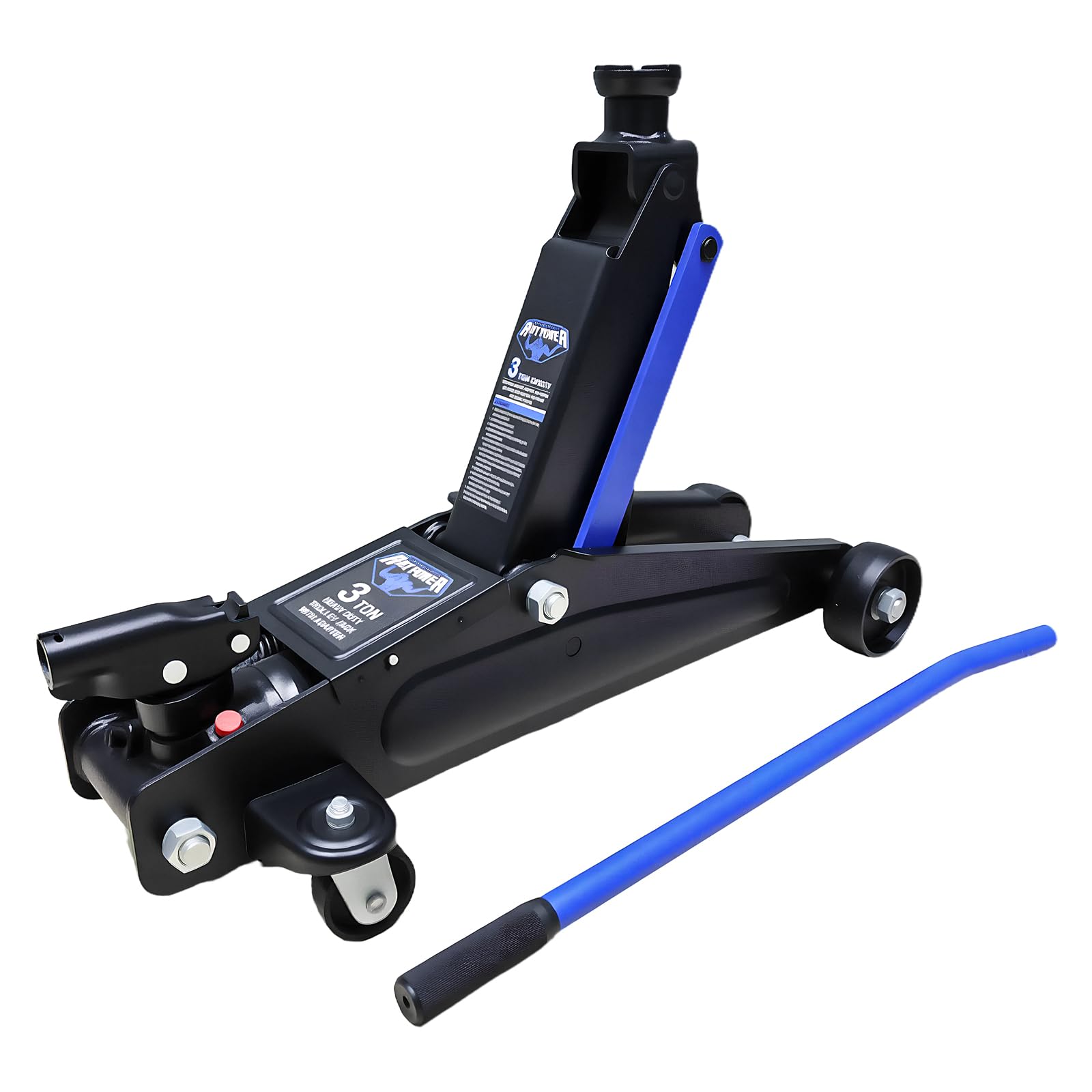 ANTPOWER 3 Ton 6,000 LBs Floor Jack, Low Type, Suitable for Sports Multi-Purpose Vehicles with Wheels for Secure Lifting,Fast Li