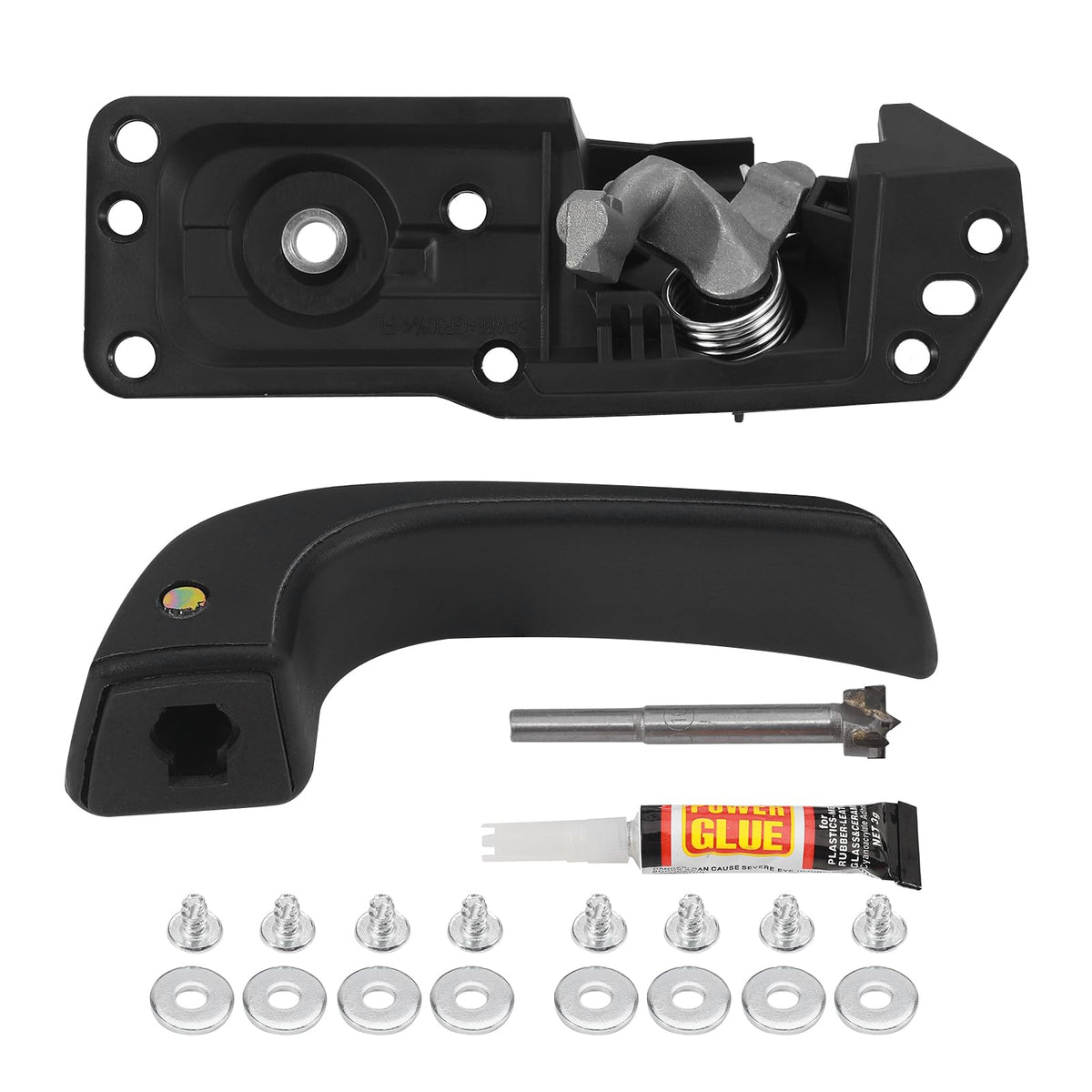 Interior Door Handle Kit Front Left Drivers Side for 2007-2014 Chevy Silverado 1500 2500 3500 Tahoe Suburban Avalanche GMC Sierr