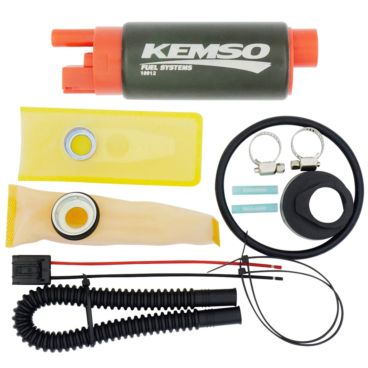 Kemso 340Lph High Performance Electric Fuel Pump 'Replace Walbro 255Lph F20000169'