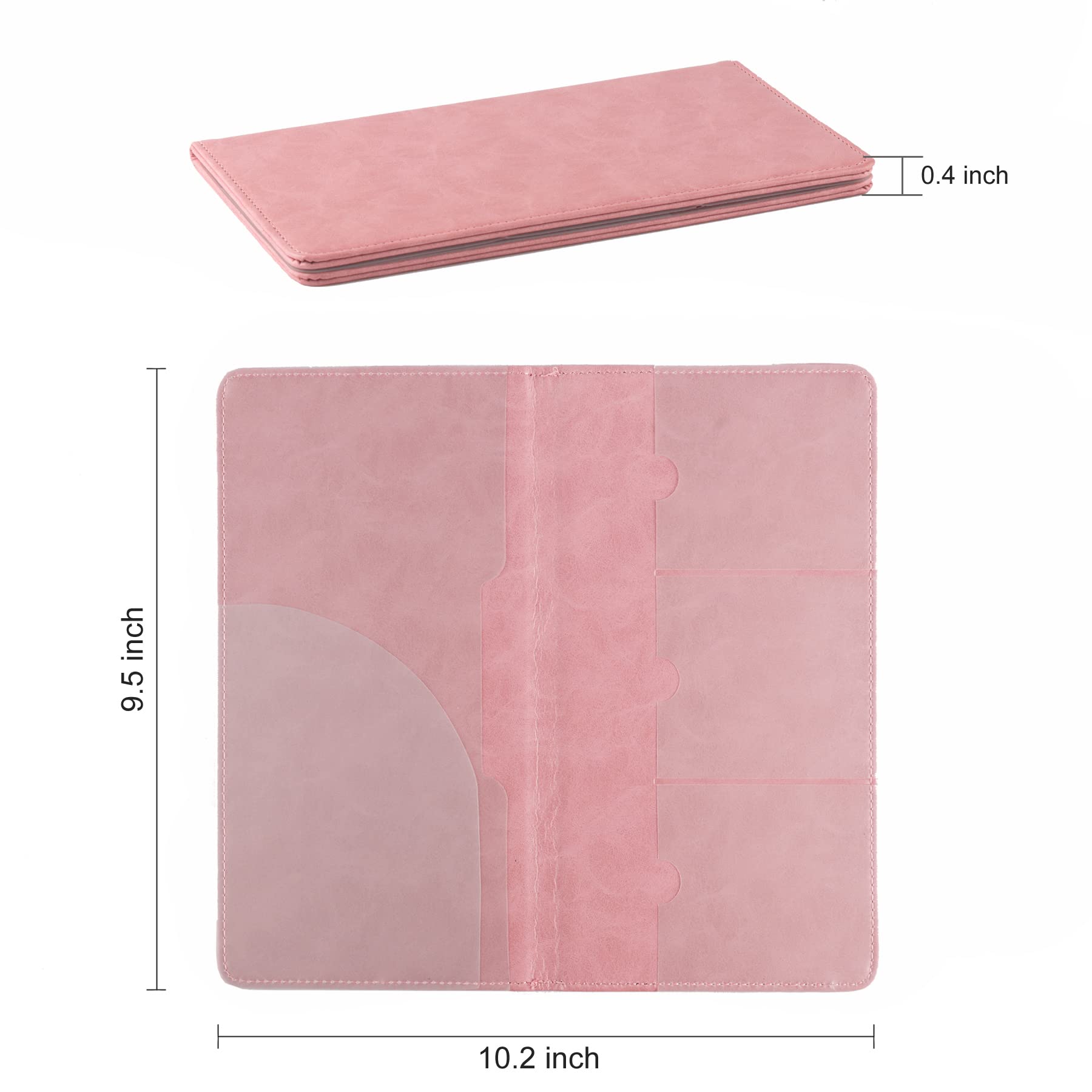 Uyye Auto Car Registration And Insurance Documents Holder - Pu Leather Vehicle Glove Box Documents Organizer Wallet, Car Interio