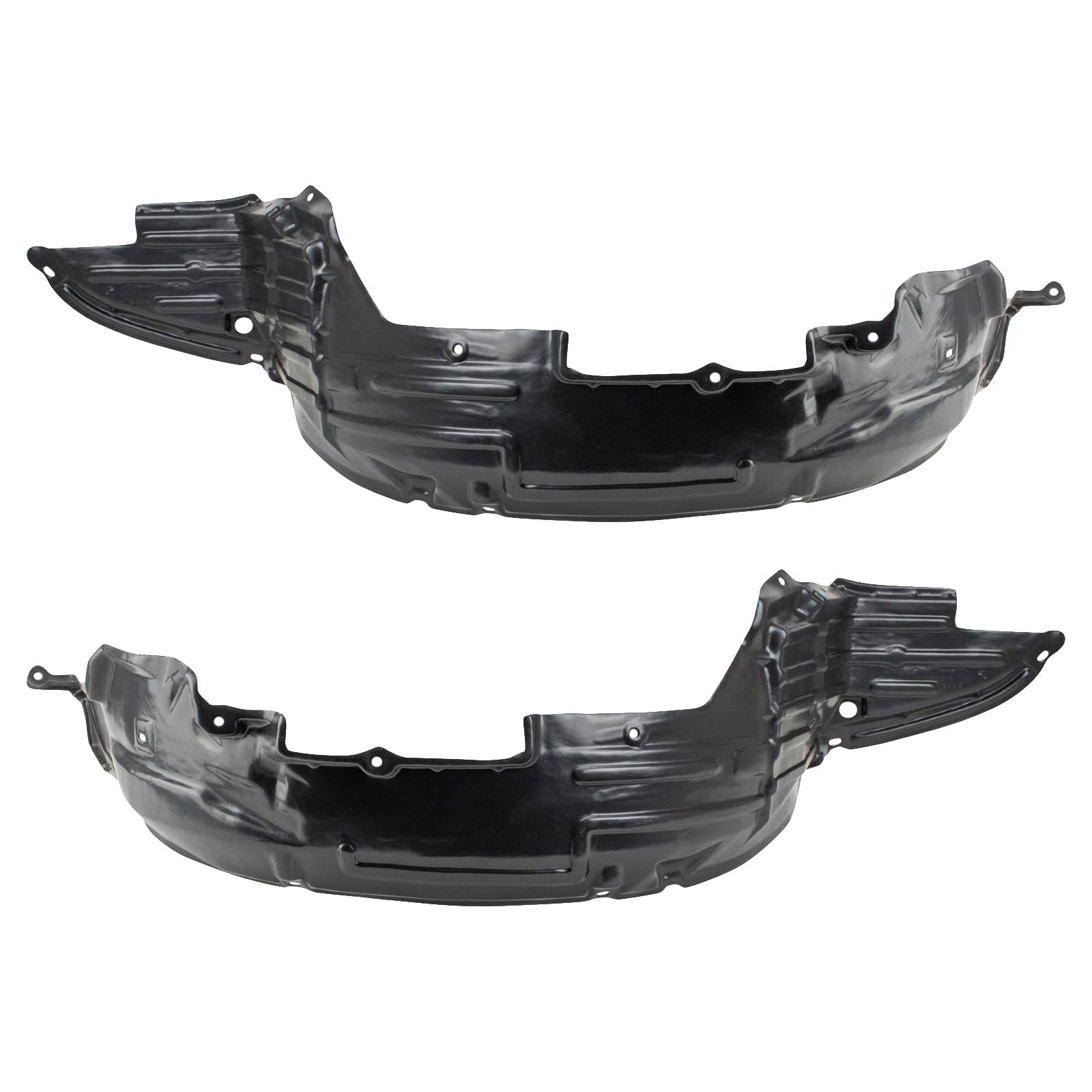 Trq Front Inner Fender Liner Set Compatible With 2002-2006 Nissan Altima Ni1250113 Ni1251113