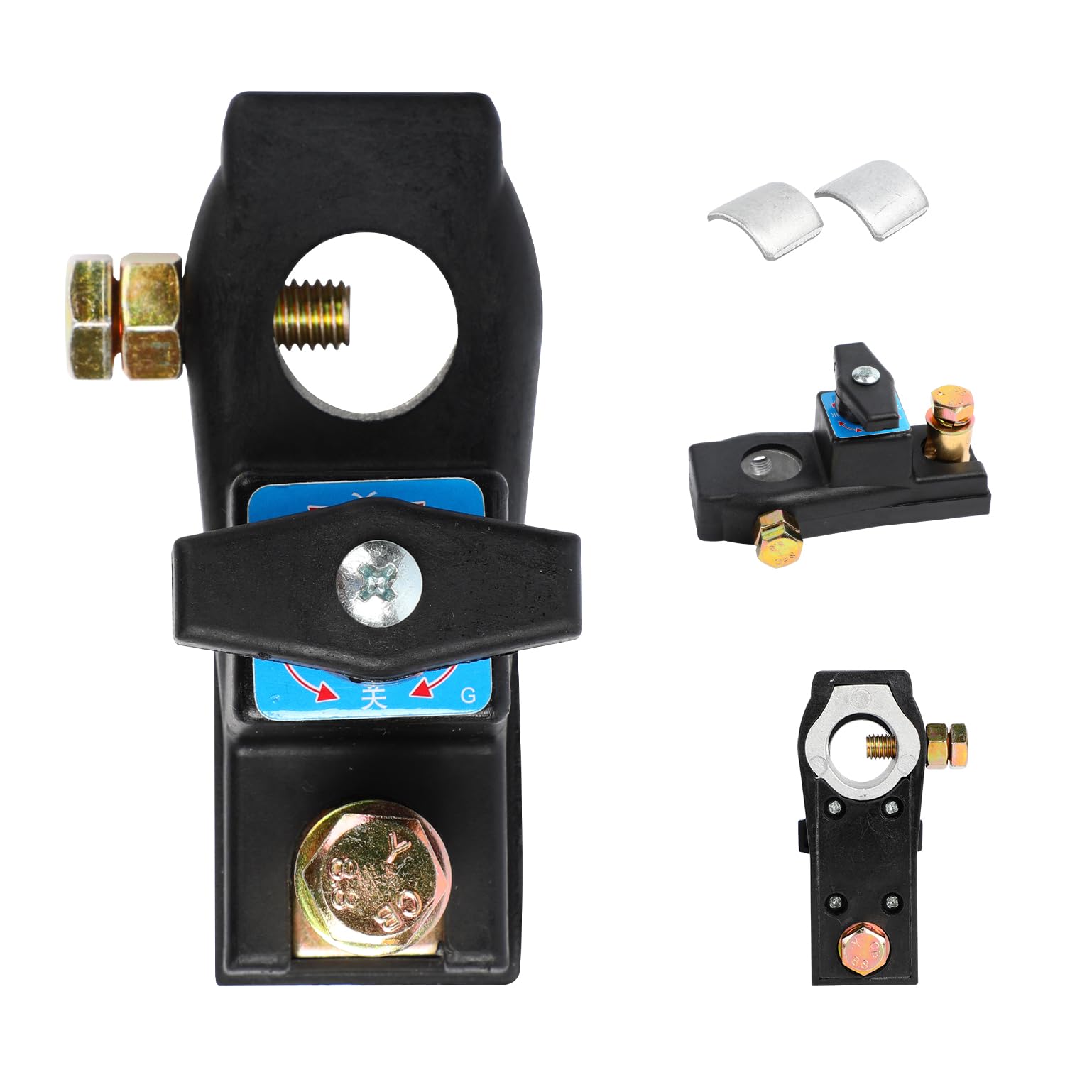 Battery Disconnect Switch, Heavy Duty Battery Shut Off Switch, High Current Master Battery Power Cut Isolator Kill Switch, Quick