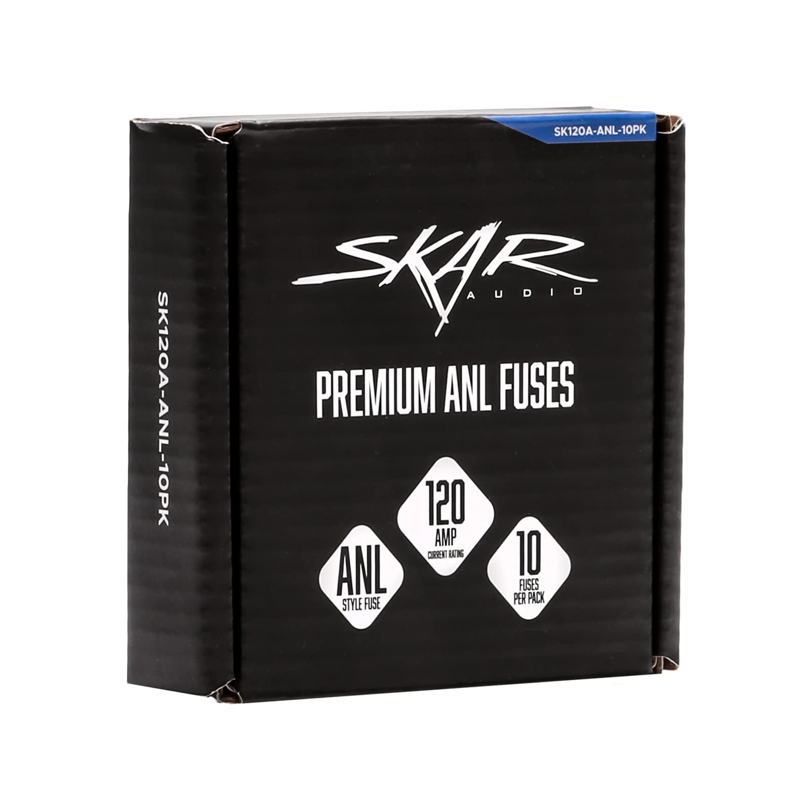 Skar Audio 120 Amp Nickel Plated ANL Fuses (10 Pack) - SK120A-ANL-10PK