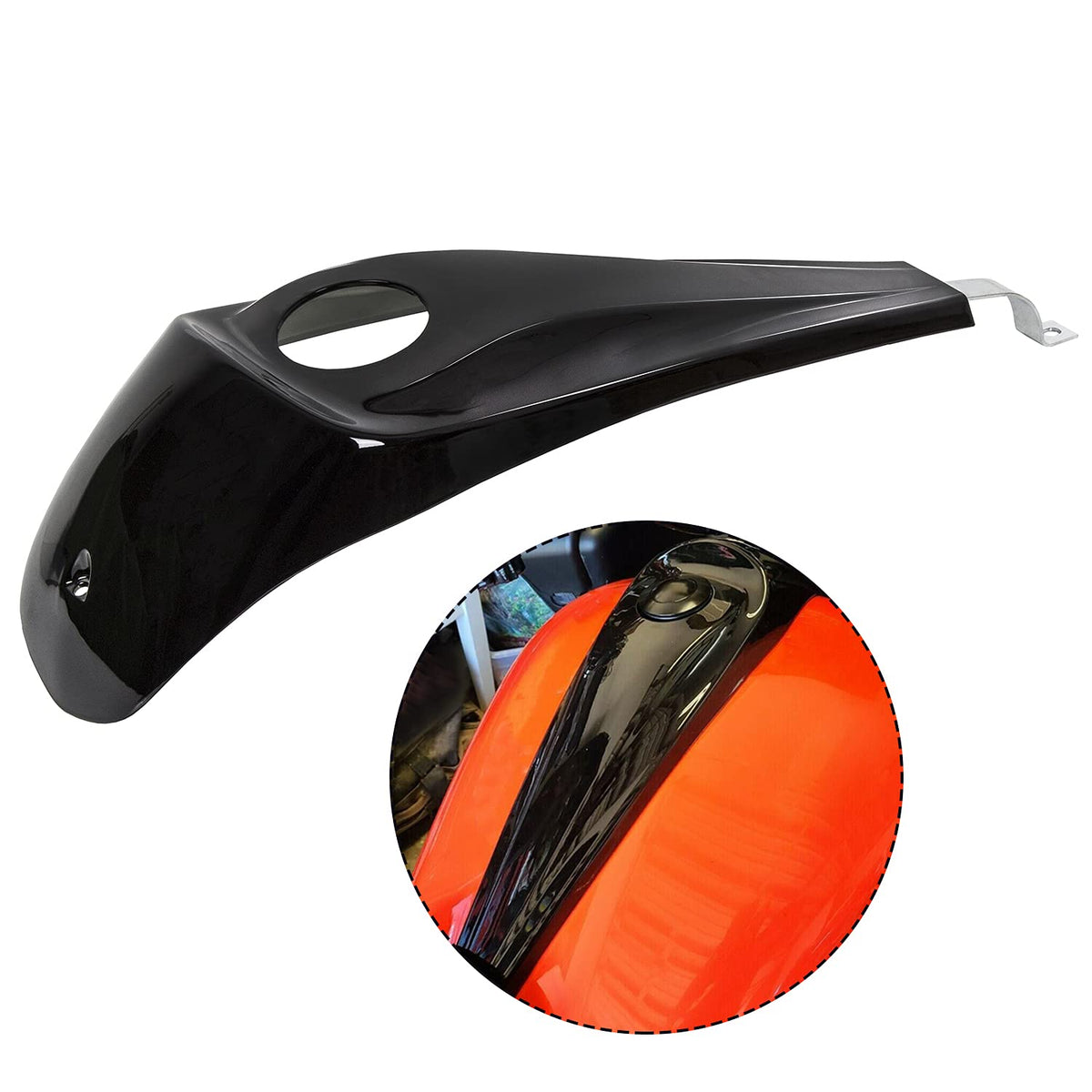 KUAFU Dash Fuel Console & Gas Tank Cap Cover Compatible with 2008-2024 Harley Touring Road Glide Electra Glide Tri Glide Ultra L