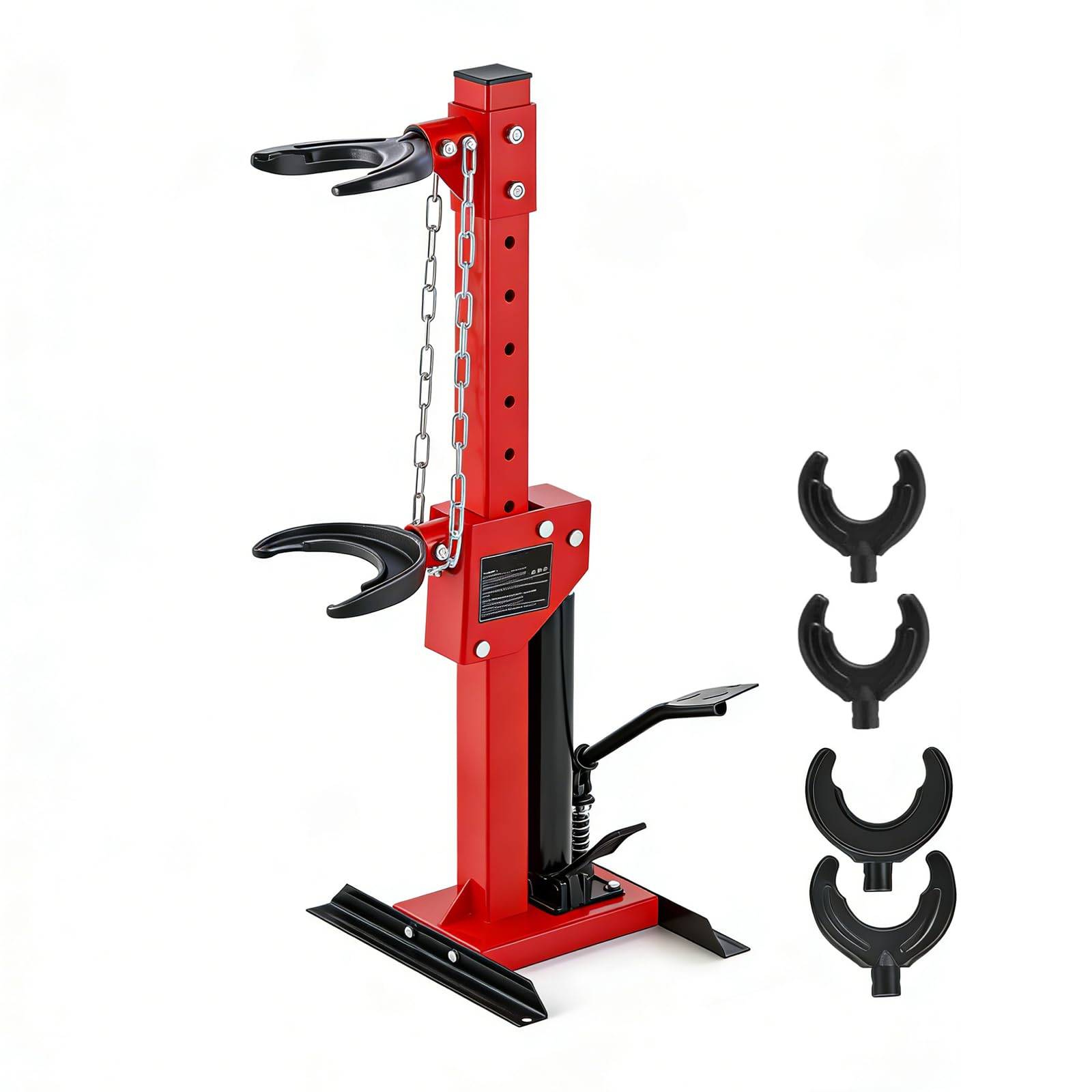 Garvee Hydraulic Shock Spring Compressor, Heavy Duty Foot-Operated Coil Spring Compressor Tool, Universal Fit for Cars, SUVs, an