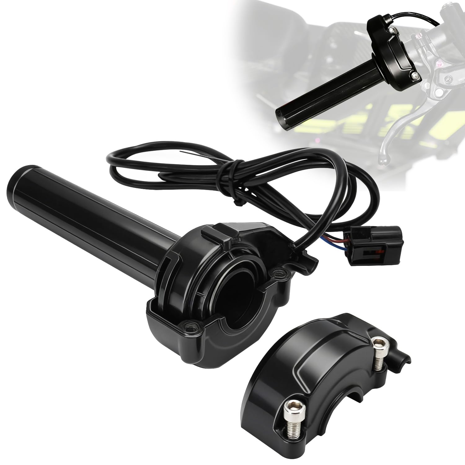 JFG Racing Electric Dirt Bike Throttle for Surron,Quick Response Nylon Twist Throttle Handle Tube for Ebike Sur Ron Light Bee X 