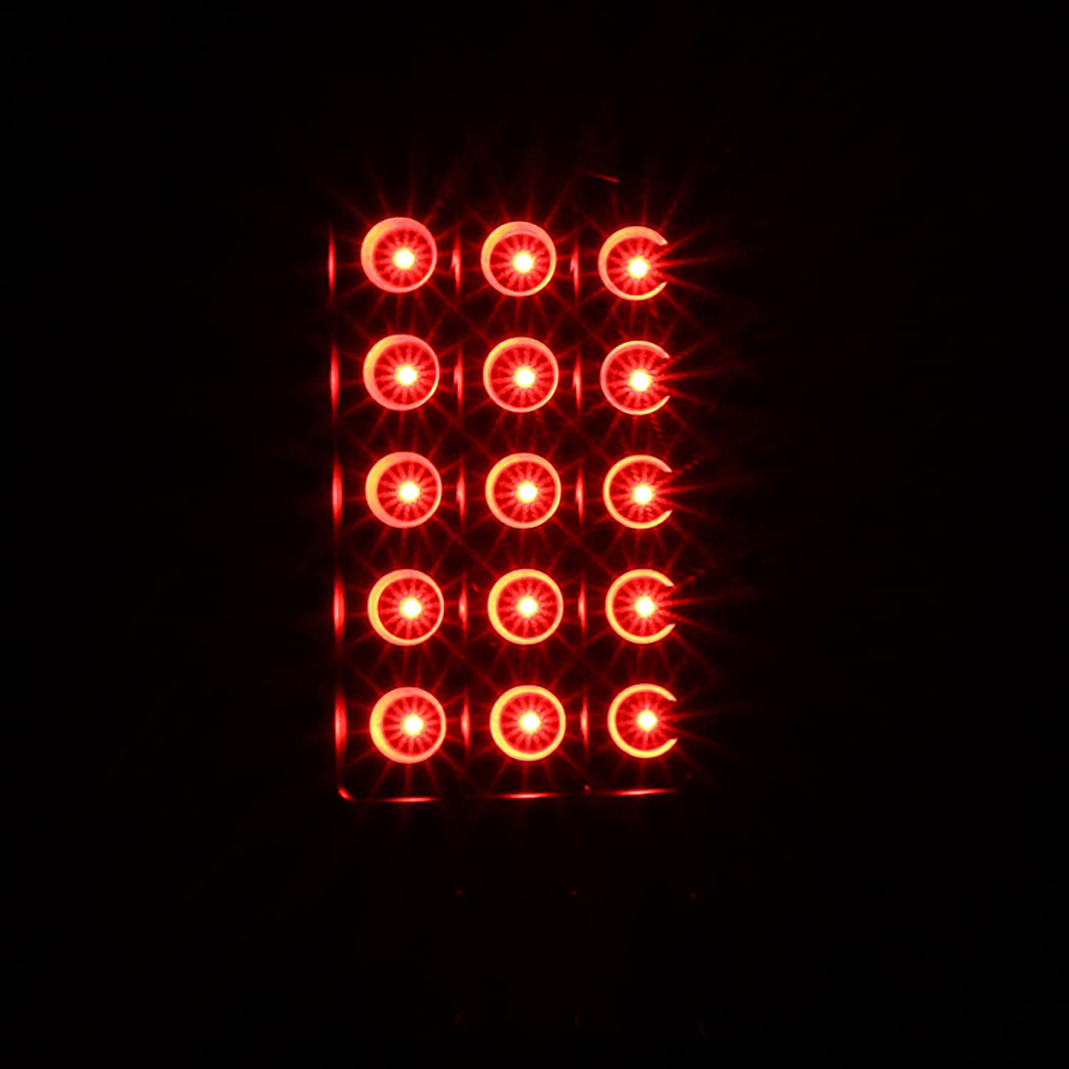 Spec-D Tuning Black Housing Clear Lens LED Tail Lights Compatible with 2009-2018 Dodge Ram 1500, 2010-2018 Dodge Ram 2500/3500, Left + Right Pair Assembly