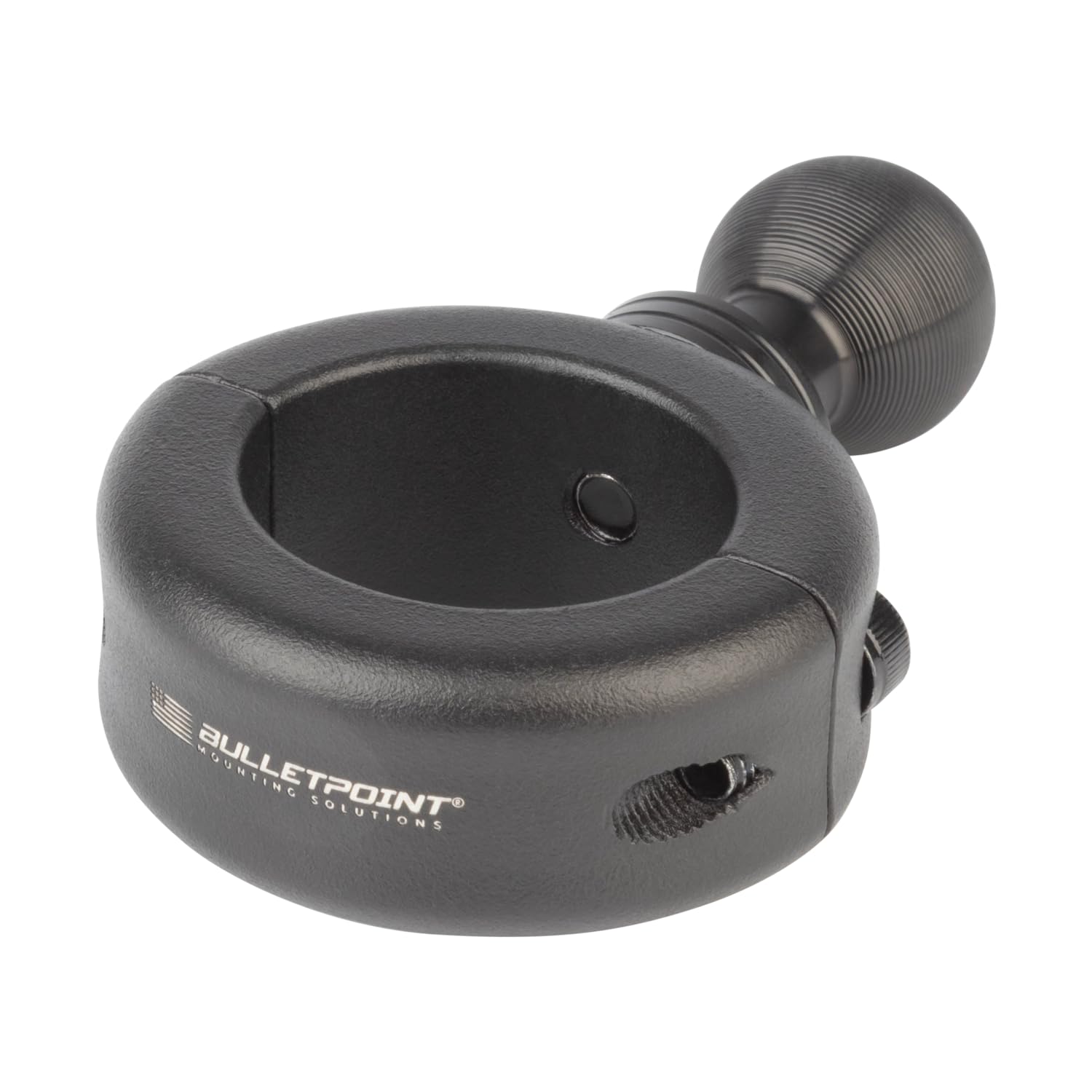 Bulletpoint Aluminum Handlebar Clamp with 20mm Ball Mount fits 0.875'', 1'', 1.125'' and 1.25'' Bar