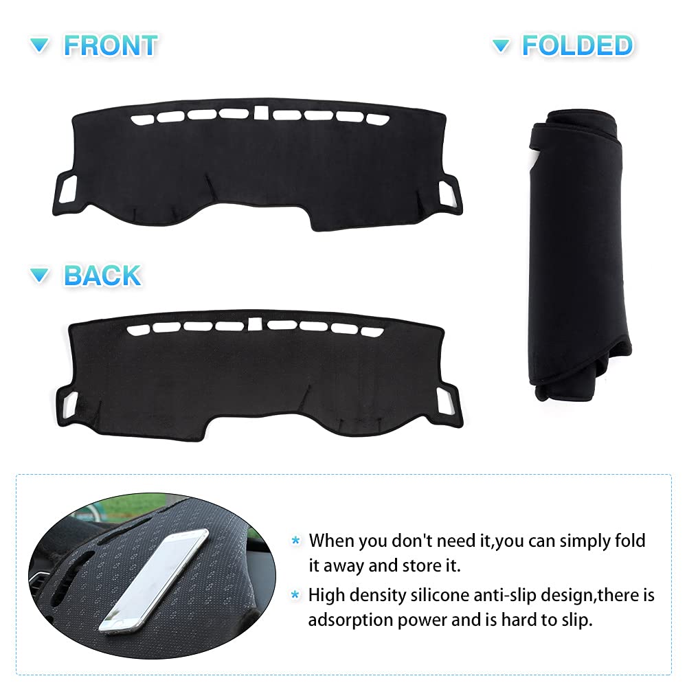 Autorder Custom Fit For Dashboard Mat Cover Kia Forte 2019 2020 2021 2022 2023 Accessories Dash Cover Nonslip Dashboard Mat Prot
