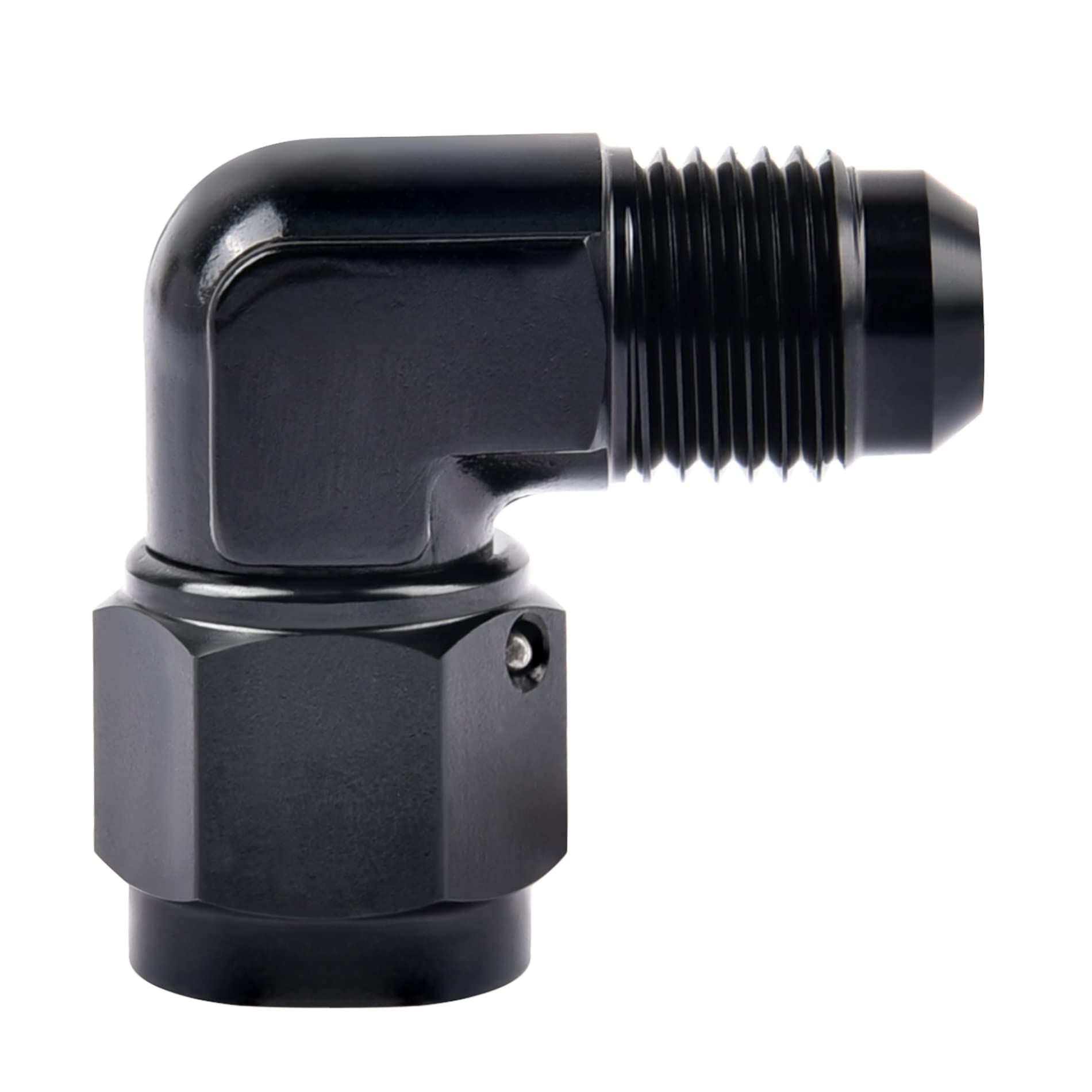 Evil Energy An Female To An Male Flare Swivel Fitting Adapter Aluminium Black