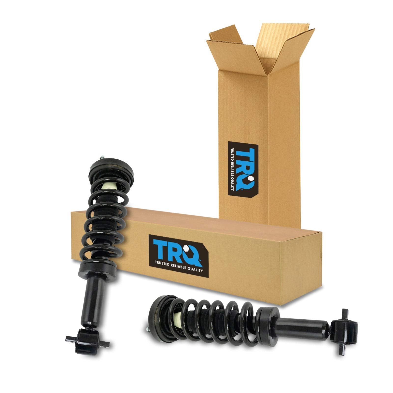 Trq Front Strut & Coil Spring Assembly Set Driver & Passenger Sides Compatible With 14 Ford F-150