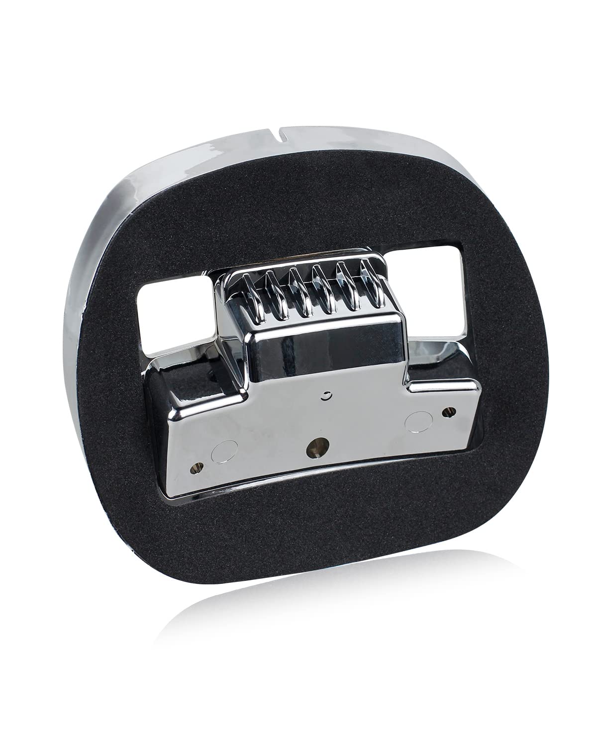 NTHREEAUTO Chrome Tail Light Base Plate, Taillight Baseplate Compatible with 2000 and Newer Harley Sportster Dyna Road King Elec