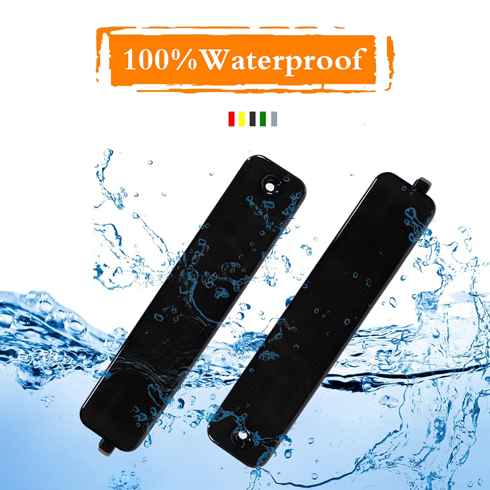 Adiil Side Maiker Lights Bumper Reflector Lamps Cover Housing Kit Compatible With 1993-2002 Pontiac Firebird Trans Am