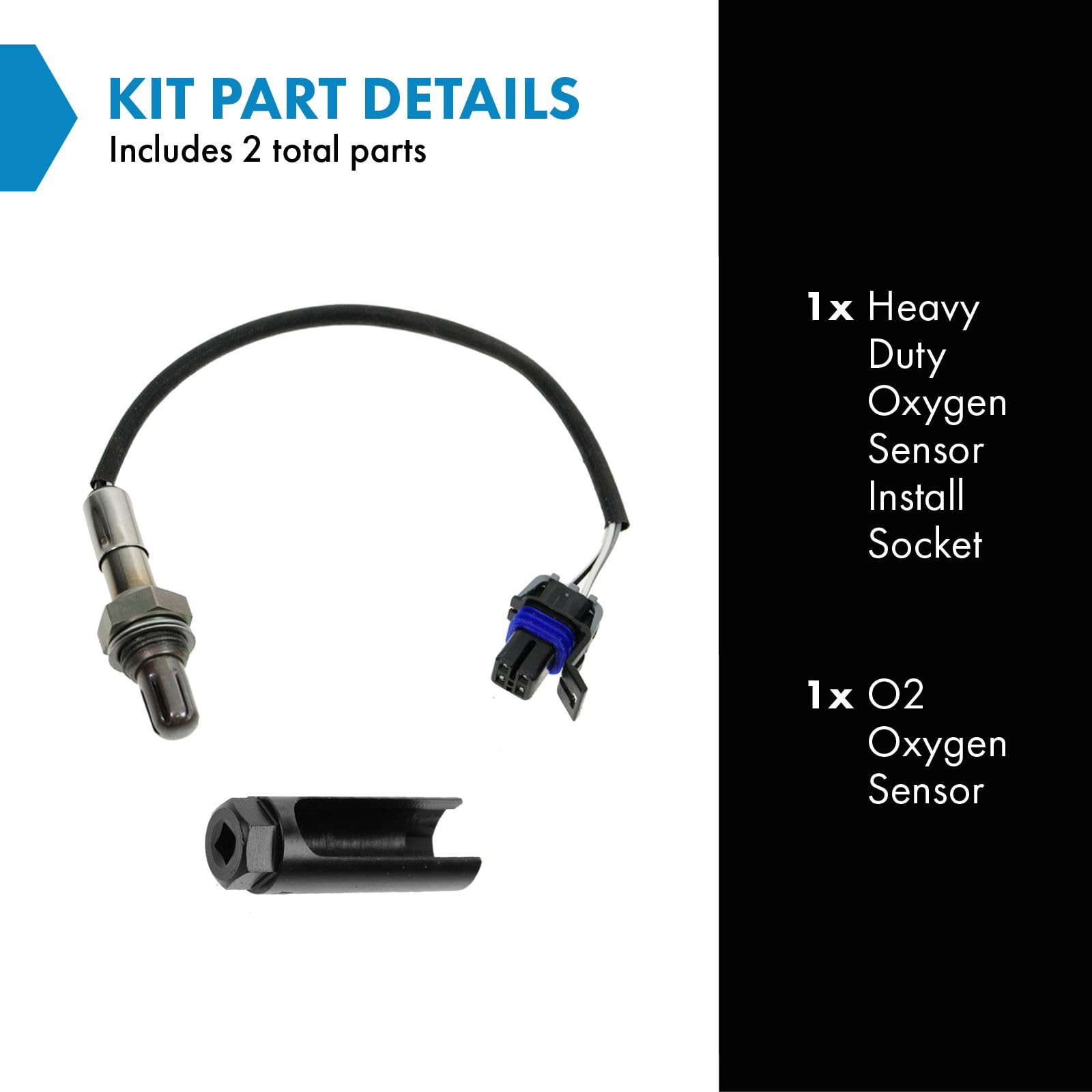 Trq Direct Fit O2 Oxygen Sensor W Tool For Chevy Express Camaro Gmc Buick Pontiac