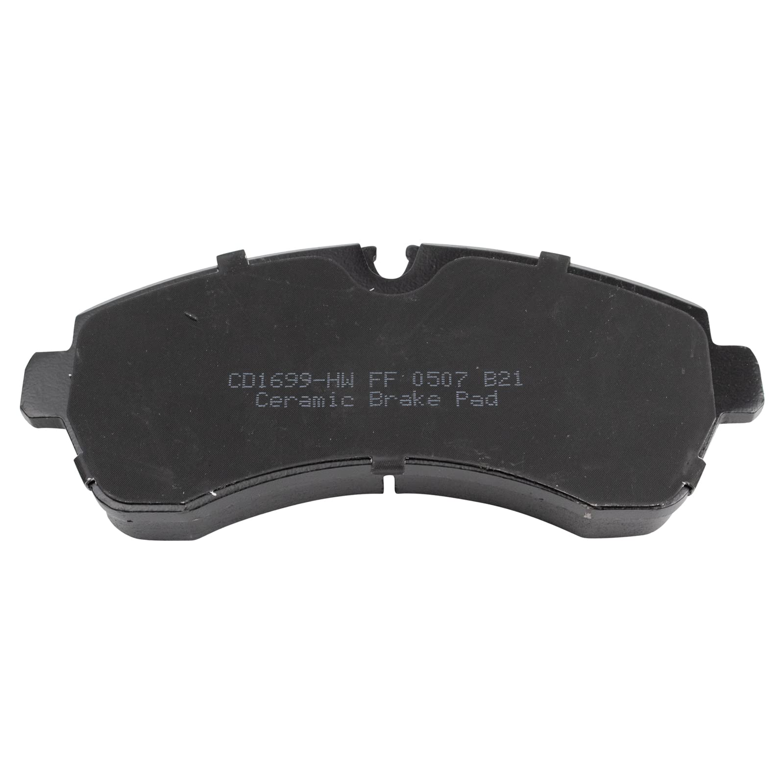 TRQ Front Ceramic Disc Brake Pad Set for Freightliner Mercedes Sprinter Van