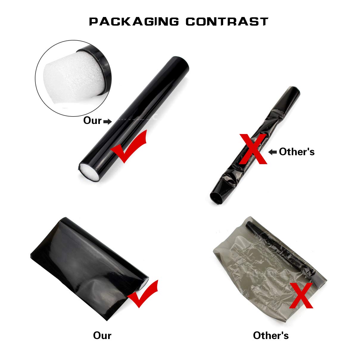 Lzlrun Extra-Wide Headlight Taillight Vinyl Tint Wrap 16 Inch X 60 Inch Roll Self Adhesive Fog Light Film Sheet Sticker Cover (Orange)