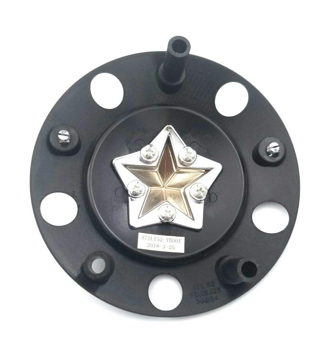 KMC Wheels CAP KM775 Rockstar Matte Black - Metal, Model 371L152, FWD