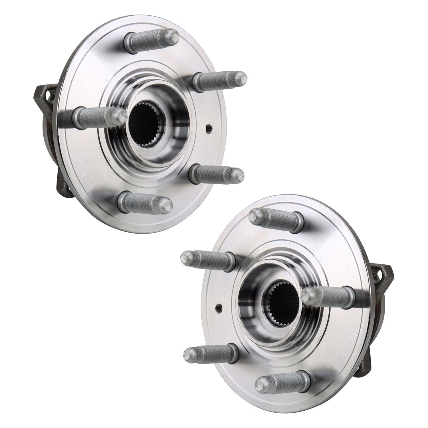 Trq Front Wheel Hub Bearings Assembly Set Compatible With 12-21 Tesla S 16-21 X