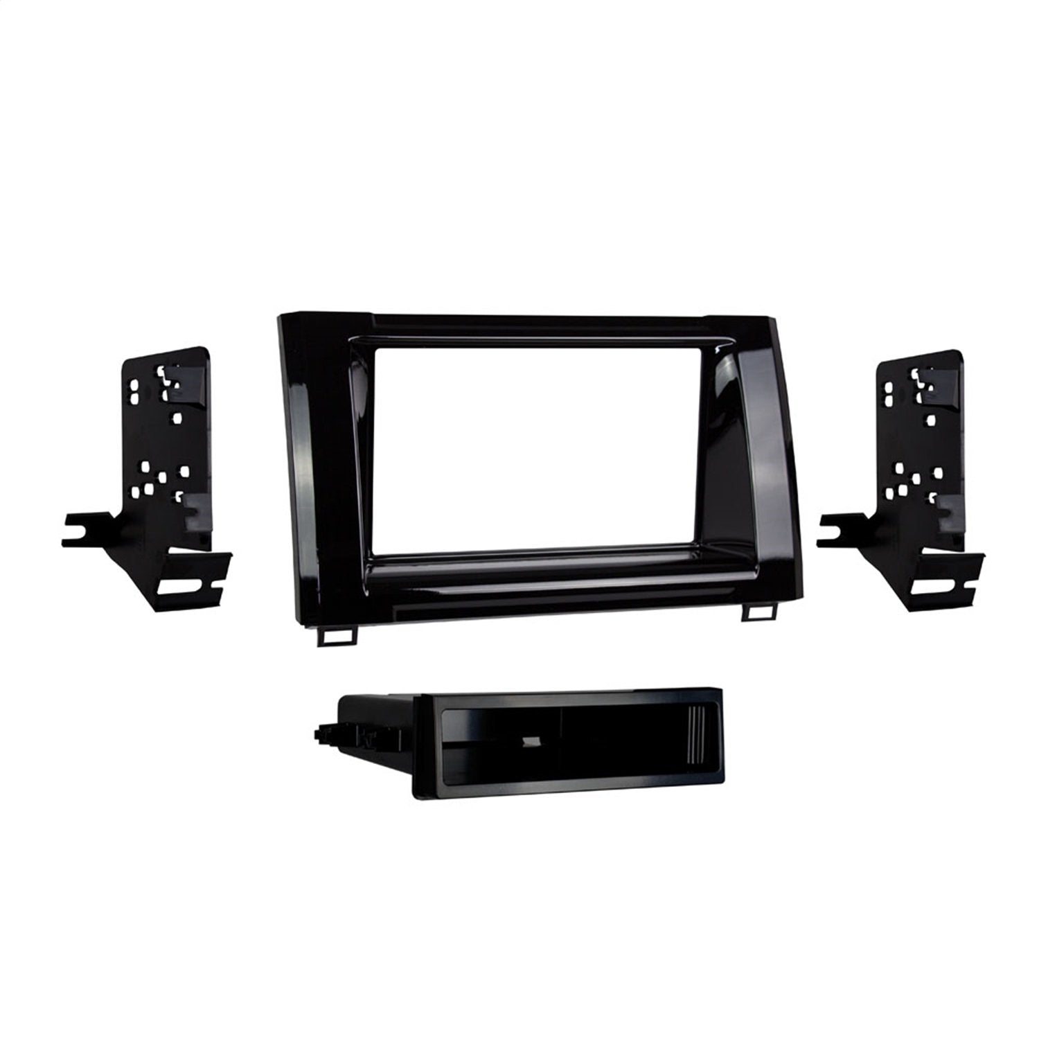 Metra Electronics 99-8246Hg Single Din Dash Kit For Toyota Tundra 2014- (High Gloss Black)
