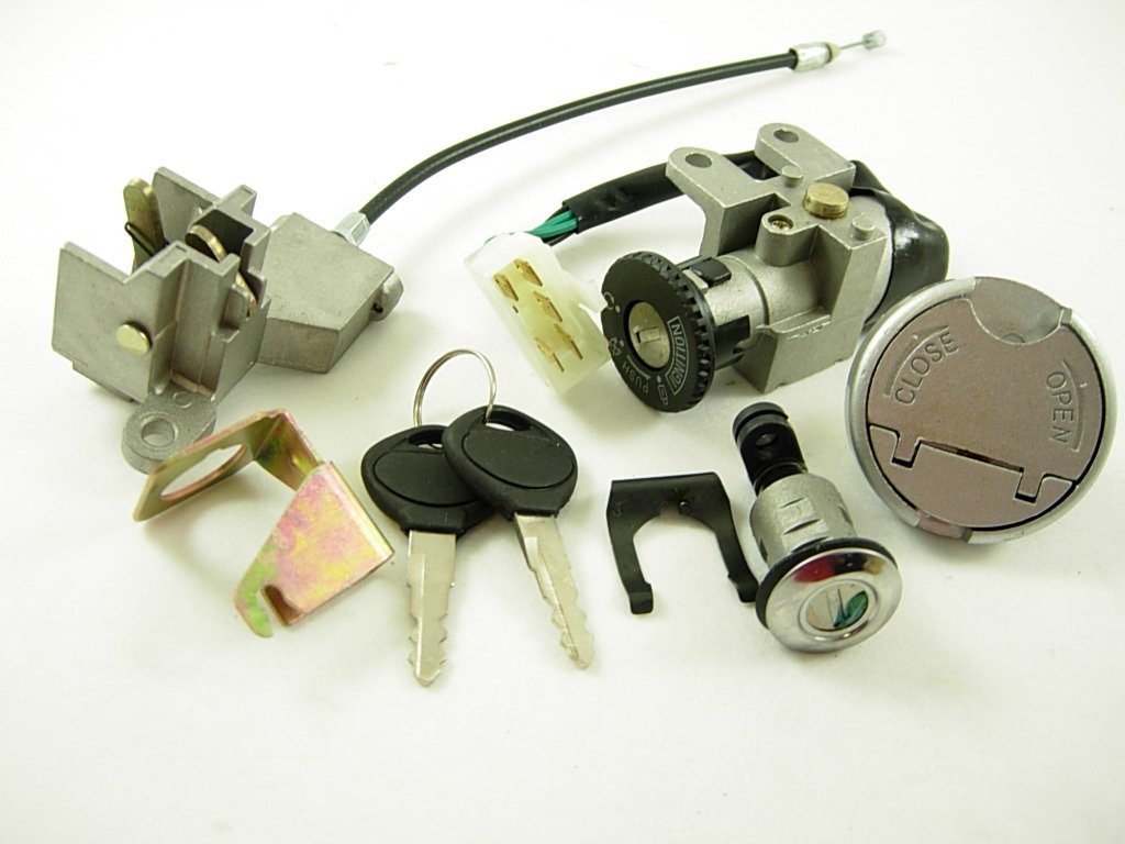 Bubbacare Ignition Lock Cylinder Kit Gy6 50Cc 139Qmb 139Qma Scooter Moped Parts #62401 Y