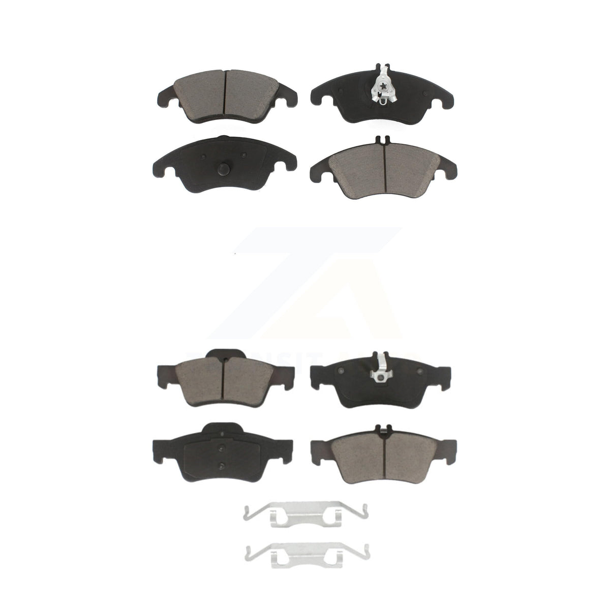 Cmx Front Rear Ceramic Brake Pads Kit Replacement For Mercedes-Benz E350 E400 E250 Cls400 Kcx-100415
