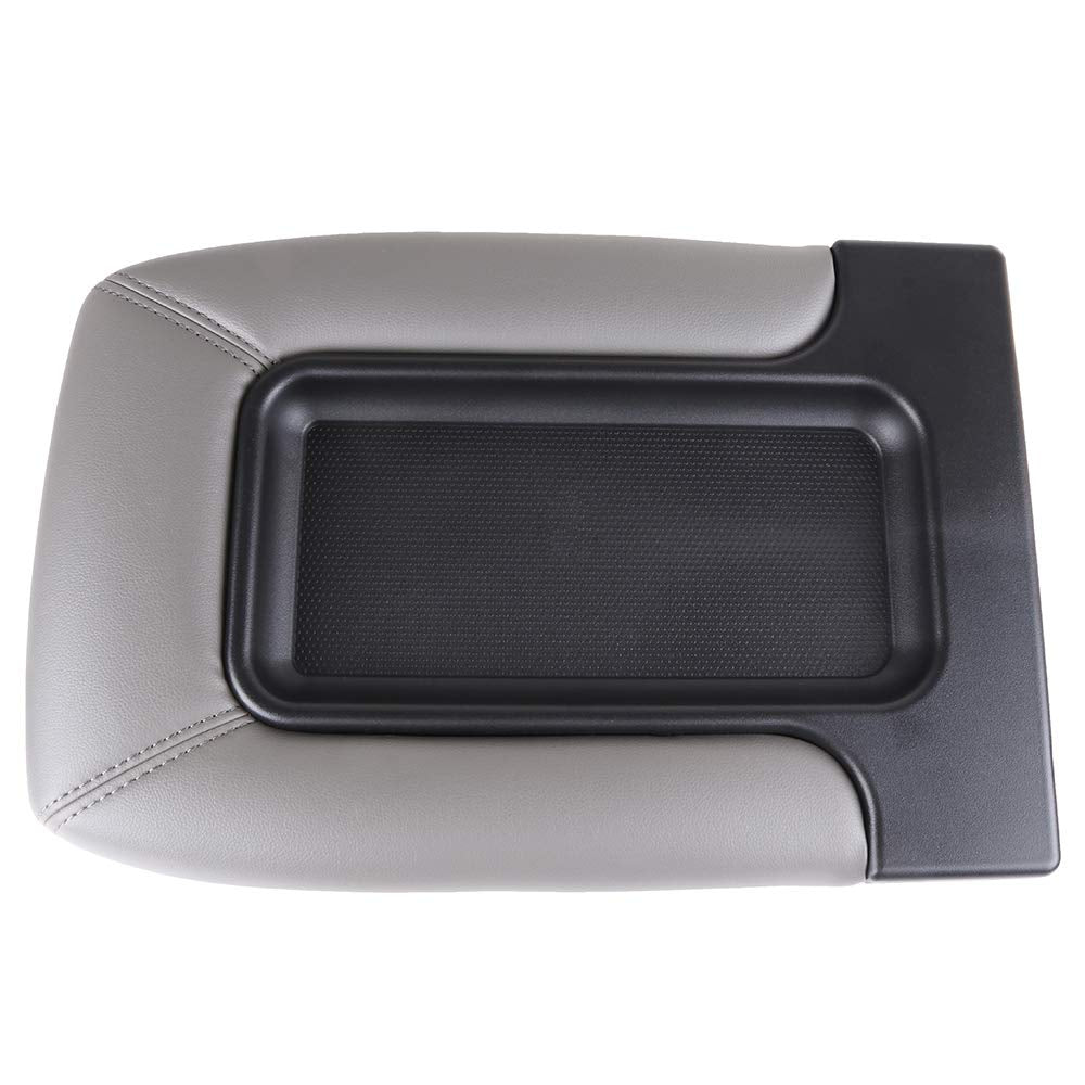 Ocpty Auto Center Console Lid Repair Kit For 2001 2002 2003 2004 2005 2006 2007 For Gmc Sierra For Silverado(Gray)