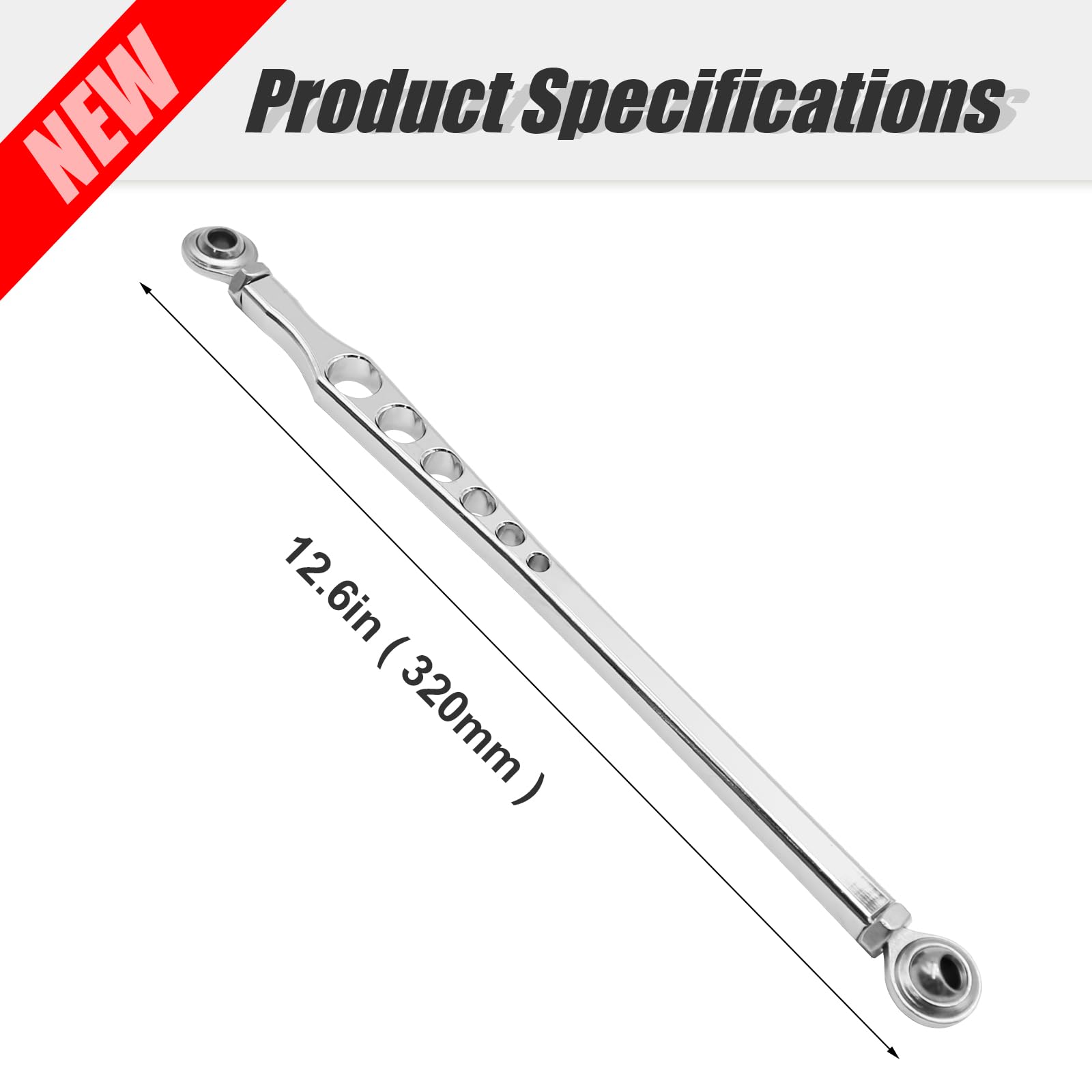 Saihisday Sliver Gear Shift Linkage Chrome Replacement For Harley Davidson Road King Street Electra Trike Glide Softail Dyna 1986-Up