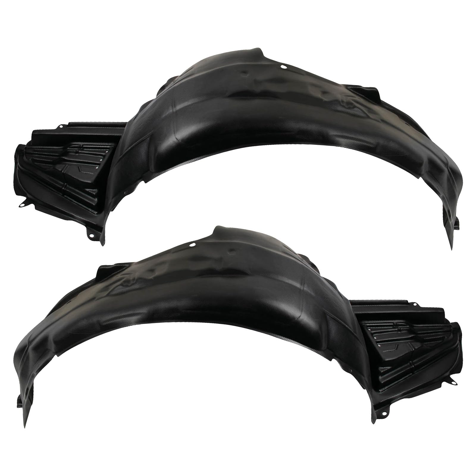 Trq Front Inner Fender Liner Set Compatible With 2008-2010 Subaru Impreza Su1248122 Su1249122