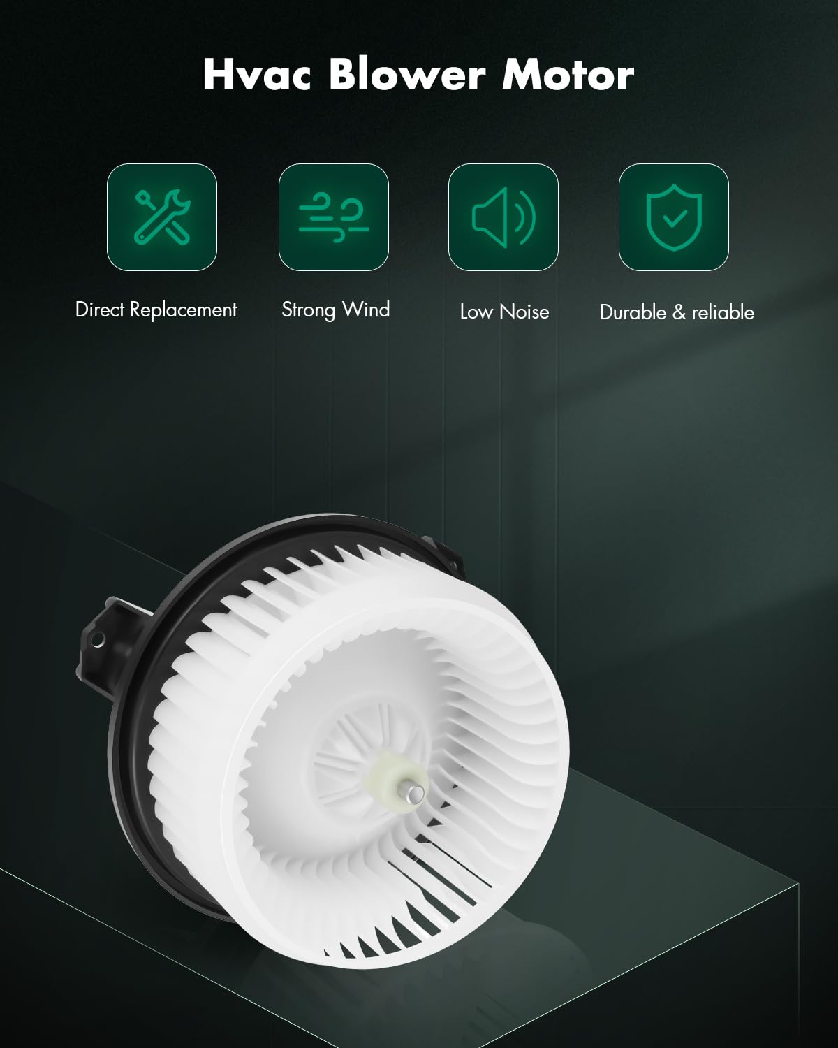 Scitoo Hvac Heater Blower Motor With Fan Cage Front 700215 For Dodge 2014-2020,For Lexus 2008-2023,For Toyota 2005-2023