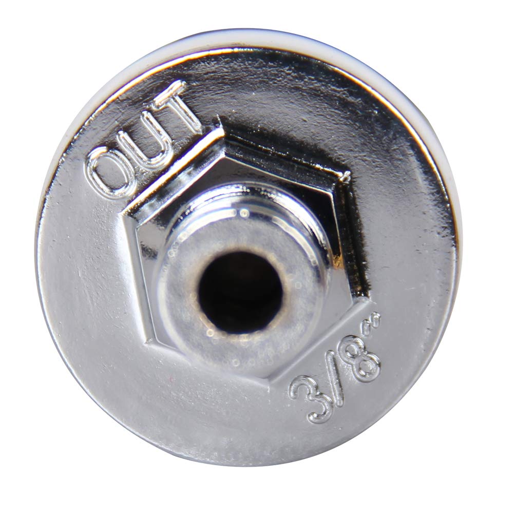Universal Fuel Pump Filter, Carbole 9748 Universal 3/8' Inlet/Outlet Fuel Filter Clear View - Glass