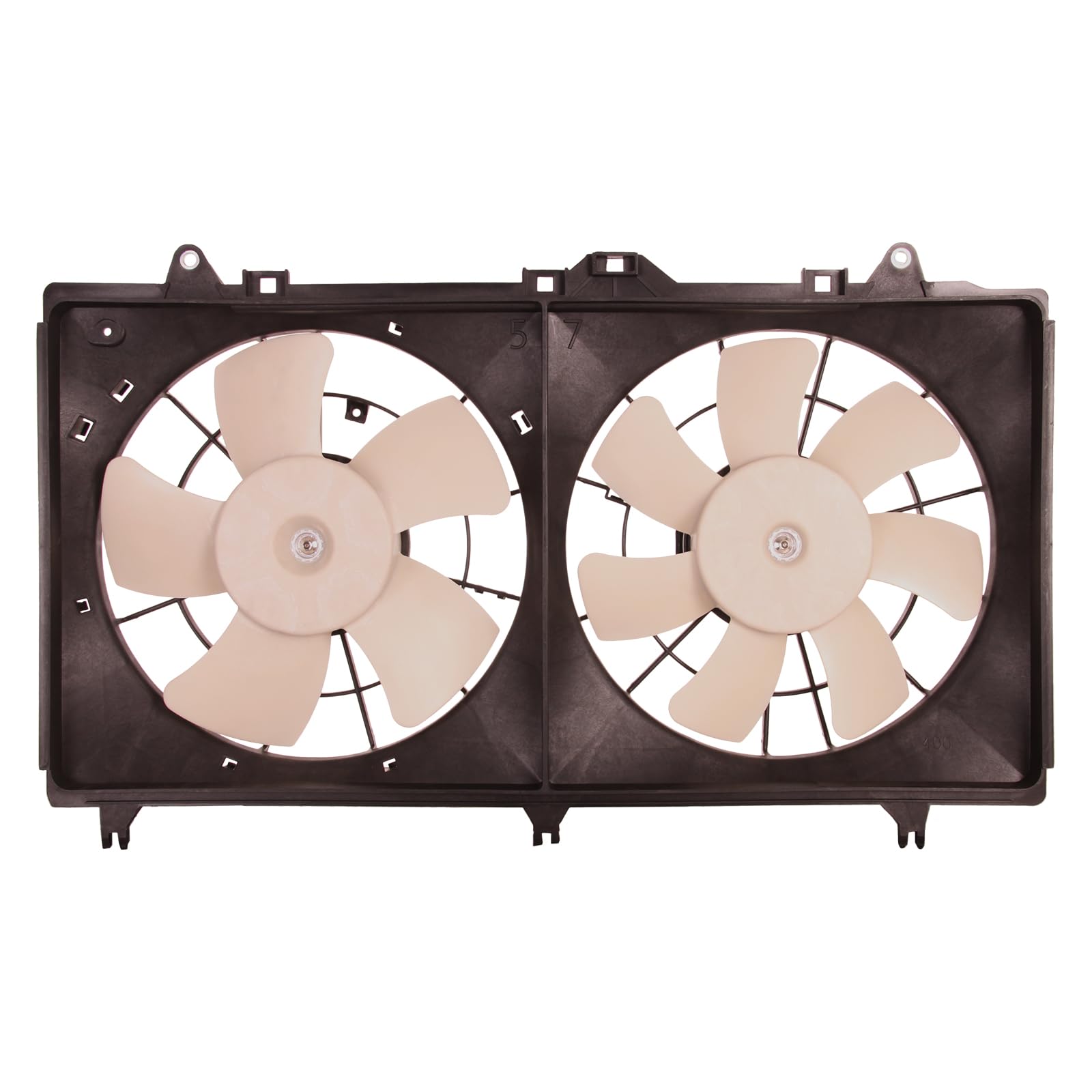 TYG Upgraded Cooling Fan Assembly for 2012-2015 Chevrolet Camaro Coupe/Convertible 6.2L A/T,M/T | Racing-Level OE Replacement En