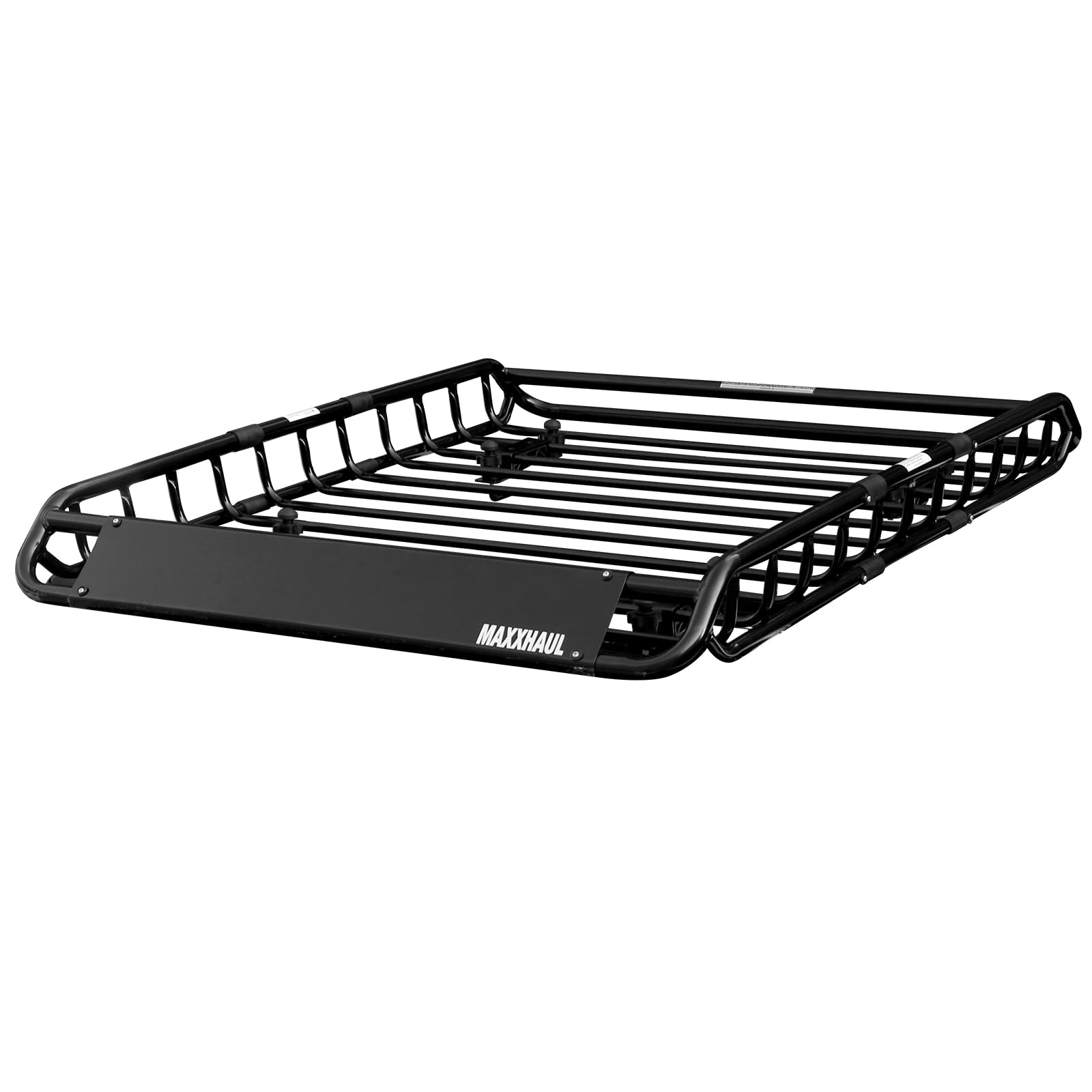 MaxxHaul 70115 46' x 36' x 4-1/2' Roof Rack Rooftop Cargo Carrier Steel Basket, Car Top Luggage Holder for SUV and Pick Up Trucks - 150 lb. Capacity, Black
