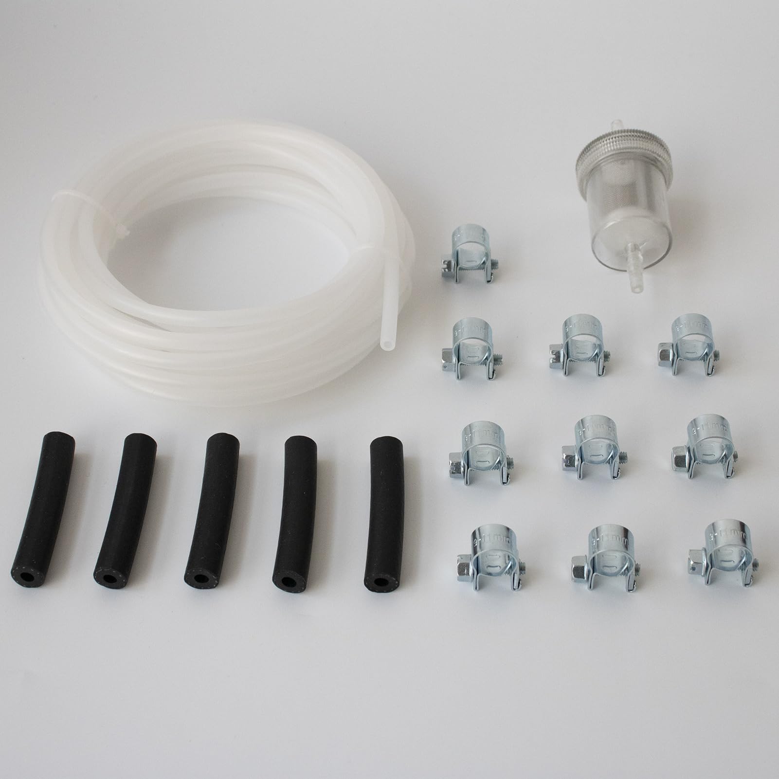 Aupartik 5M Fuel Tank Hose Clip Inline Filter Kit Fit For Webasto Eberspacher Diesel Heater Fuel Line Replace 1320399A 35320A