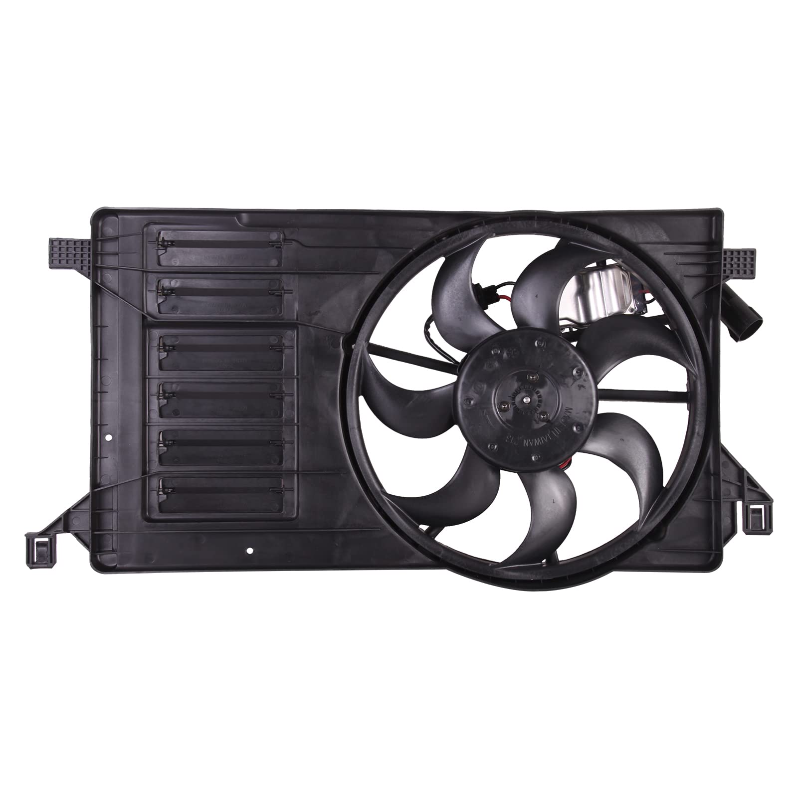 TYG OE Replacement(CAPA Quality) Cooling Fan Extra Silent for 2010-2011 Mazda 3 2.3L W/PWM / 2012-2013 Mazda 3 Hatchback 2.3L W/