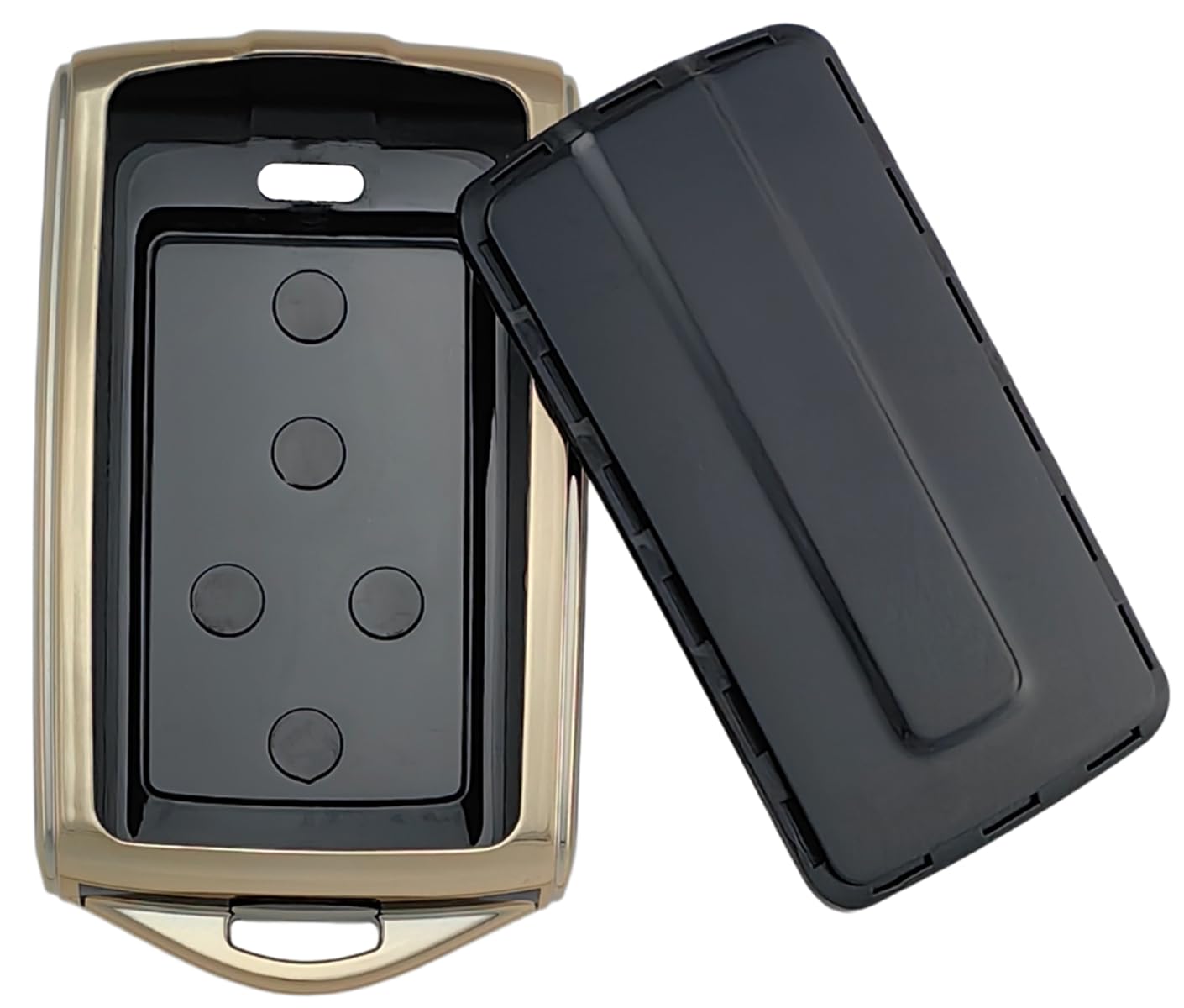 Reprotecting Tpu Key Fob Cover Compatible With 2021-2025 Jeep Grand Cherokee L Grand Wagoneer L Wagoneer Grand Cherokee L (Black