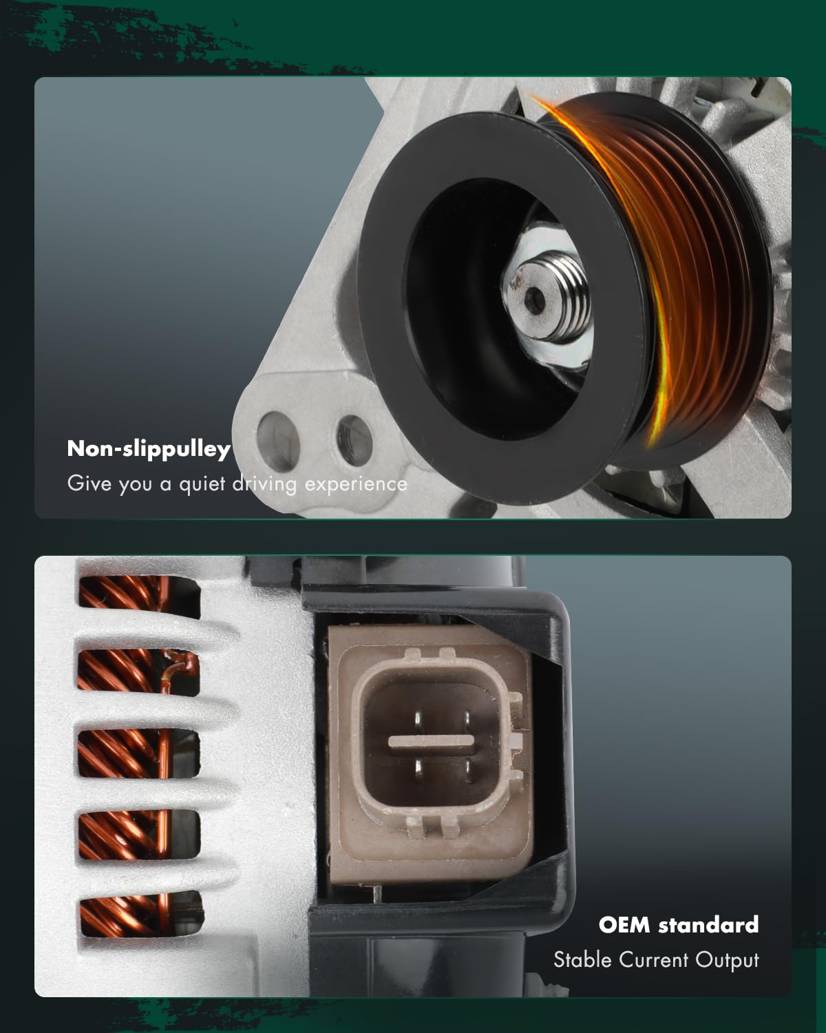 SCITOO High Output Alternator 130Amp Replacement New for 4Runner 2003-2009, for Tacoma 2005-2015 11139