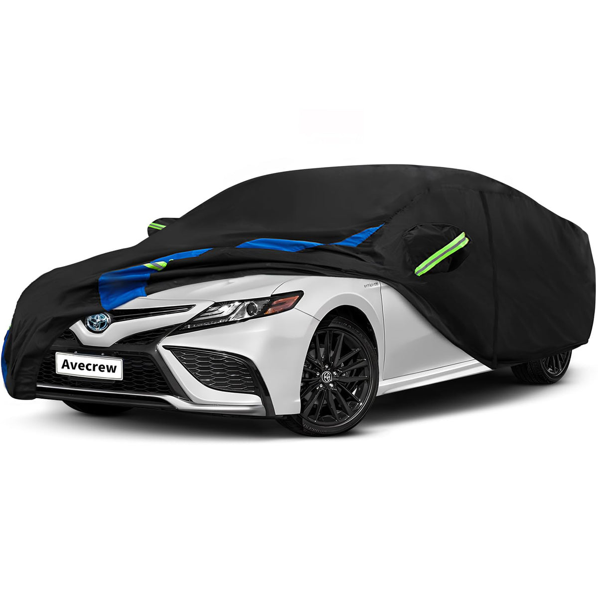Avecrew Car Cover Custom Fit For Toyota Camry, Waterproof All Weather Full Exterior Cover Rain Snow Uv Protection Cover With Sid